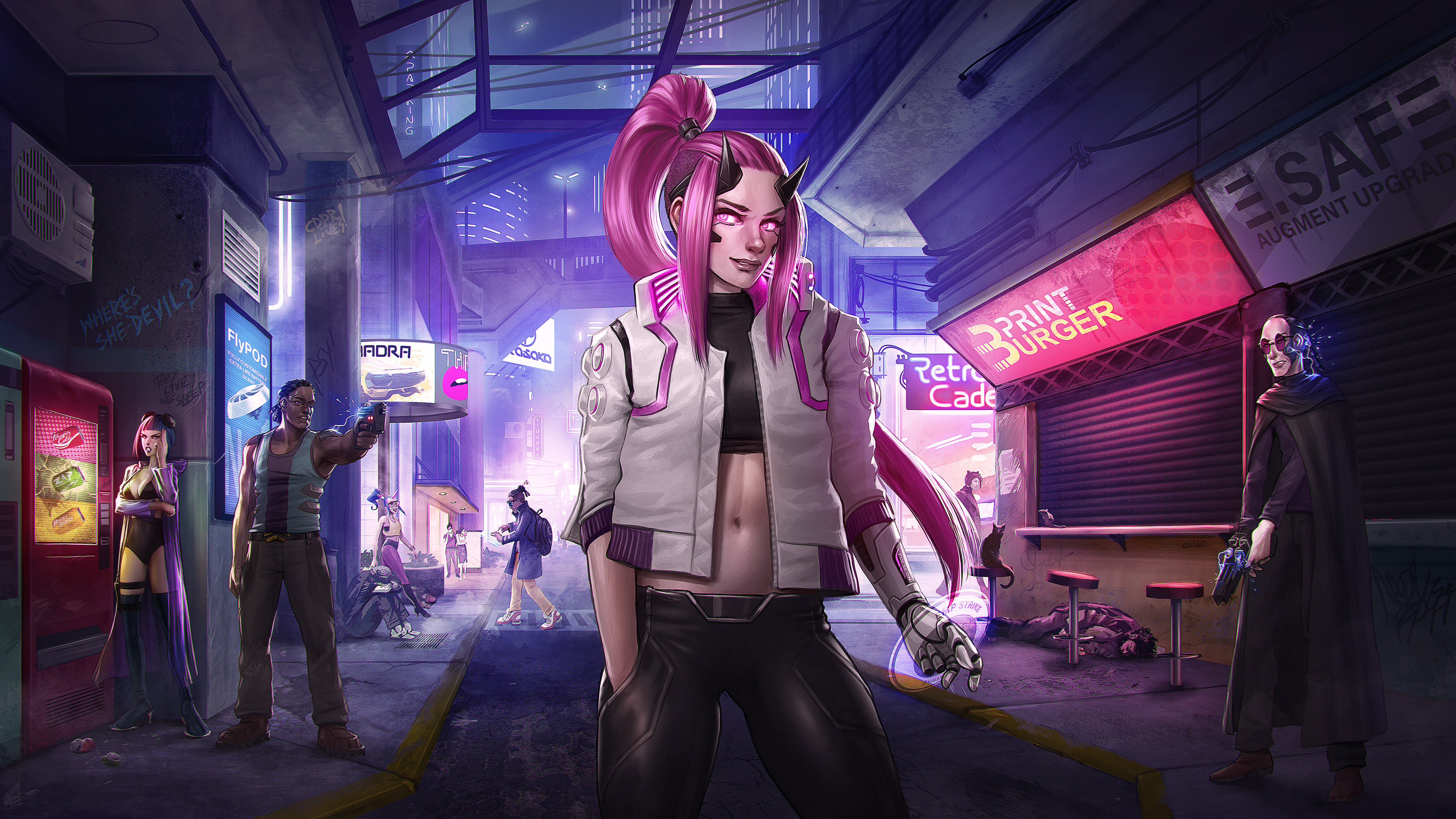 Cyberpunk 2077 Girl Cool Wallpapers