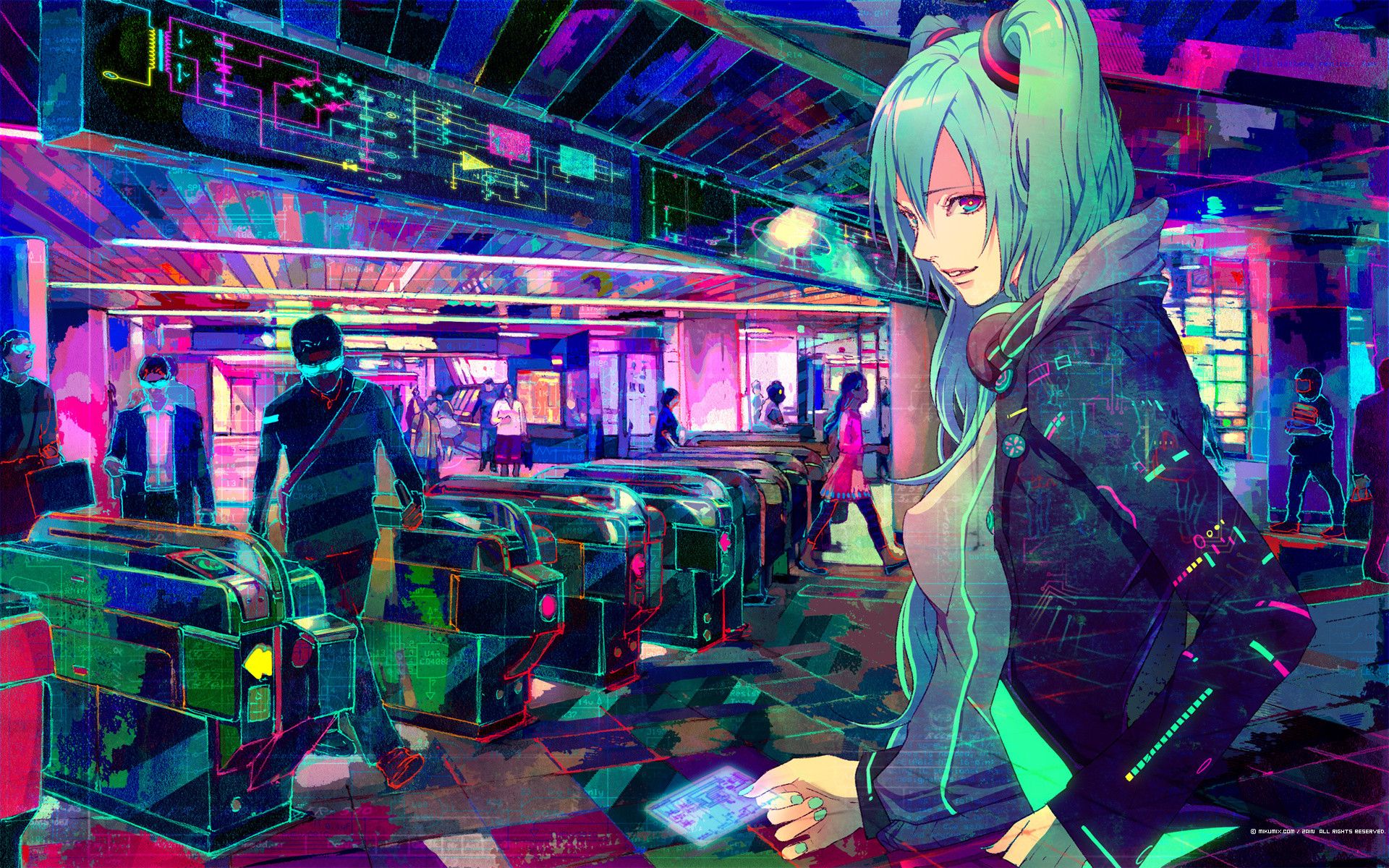 cyberpunk anime Wallpapers