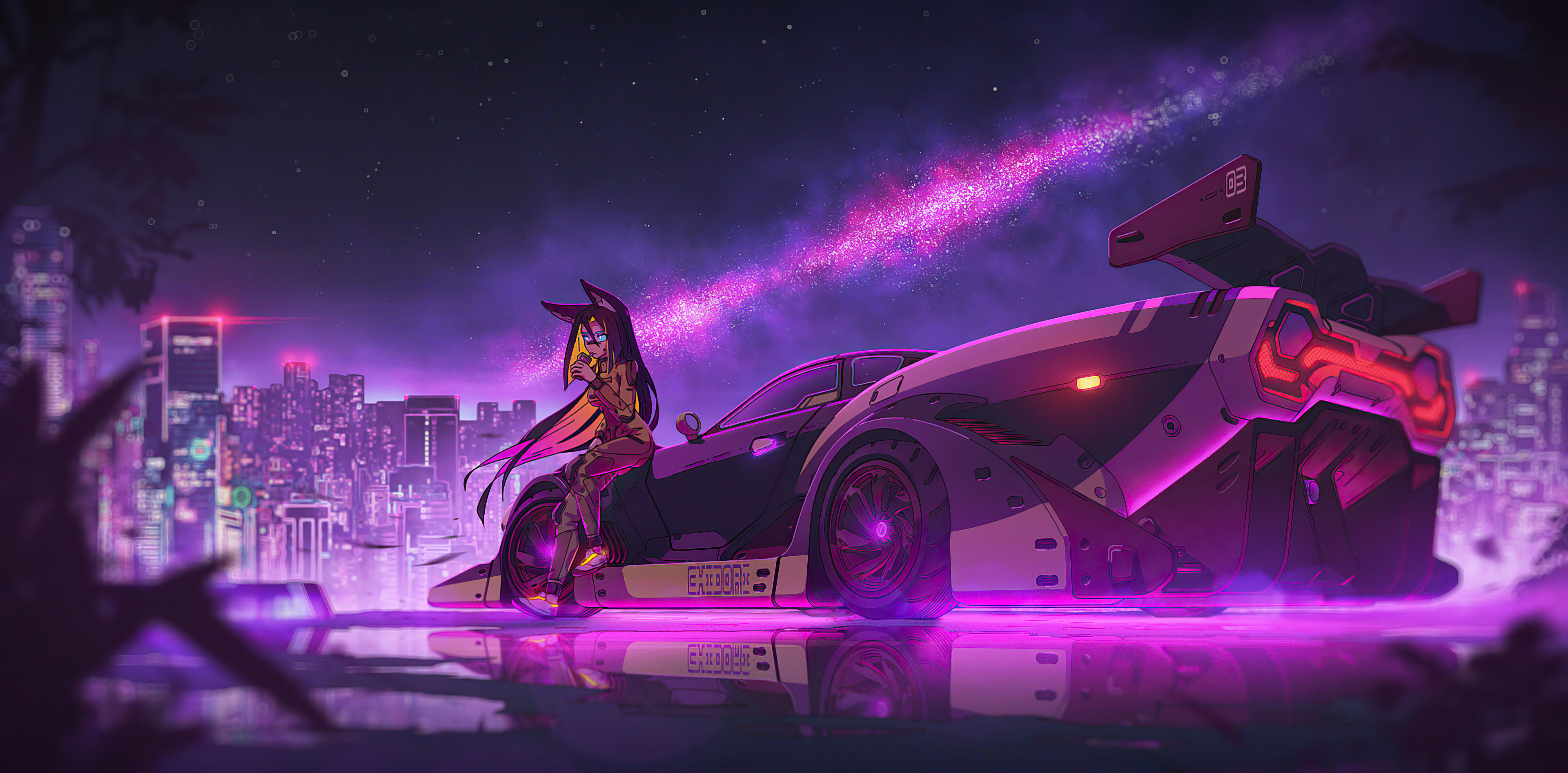 cyberpunk anime 4kWallpapers