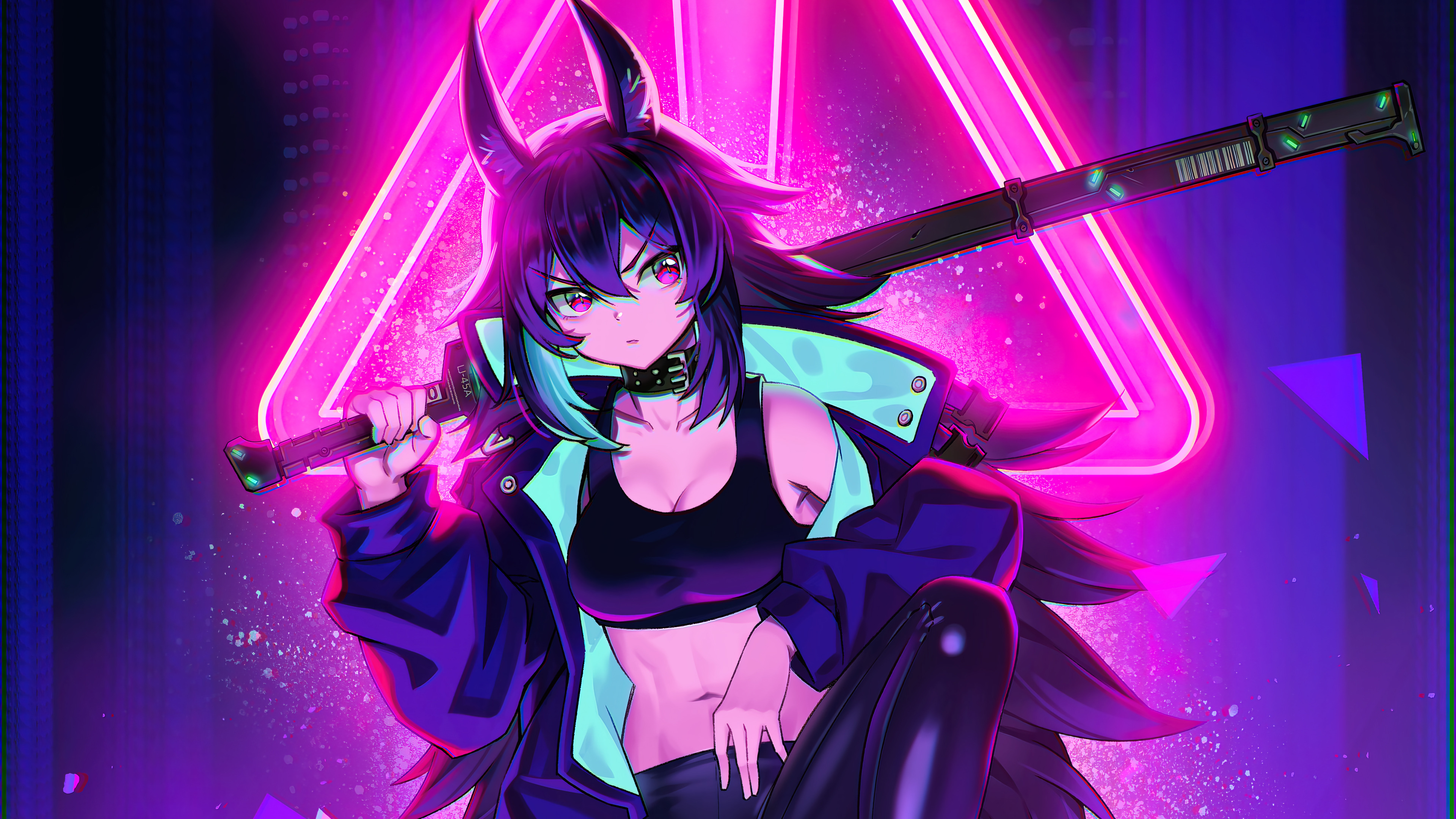 cyberpunk anime 4kWallpapers