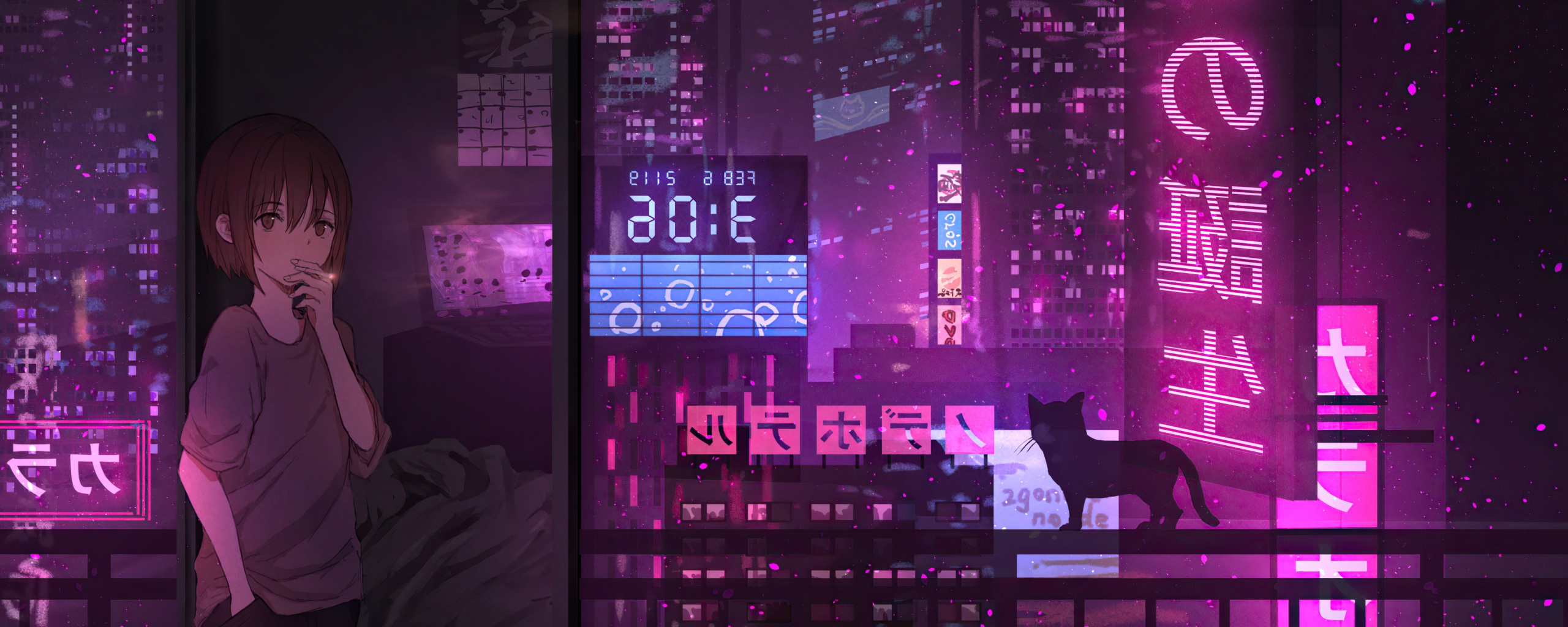 cyberpunk anime 4kWallpapers