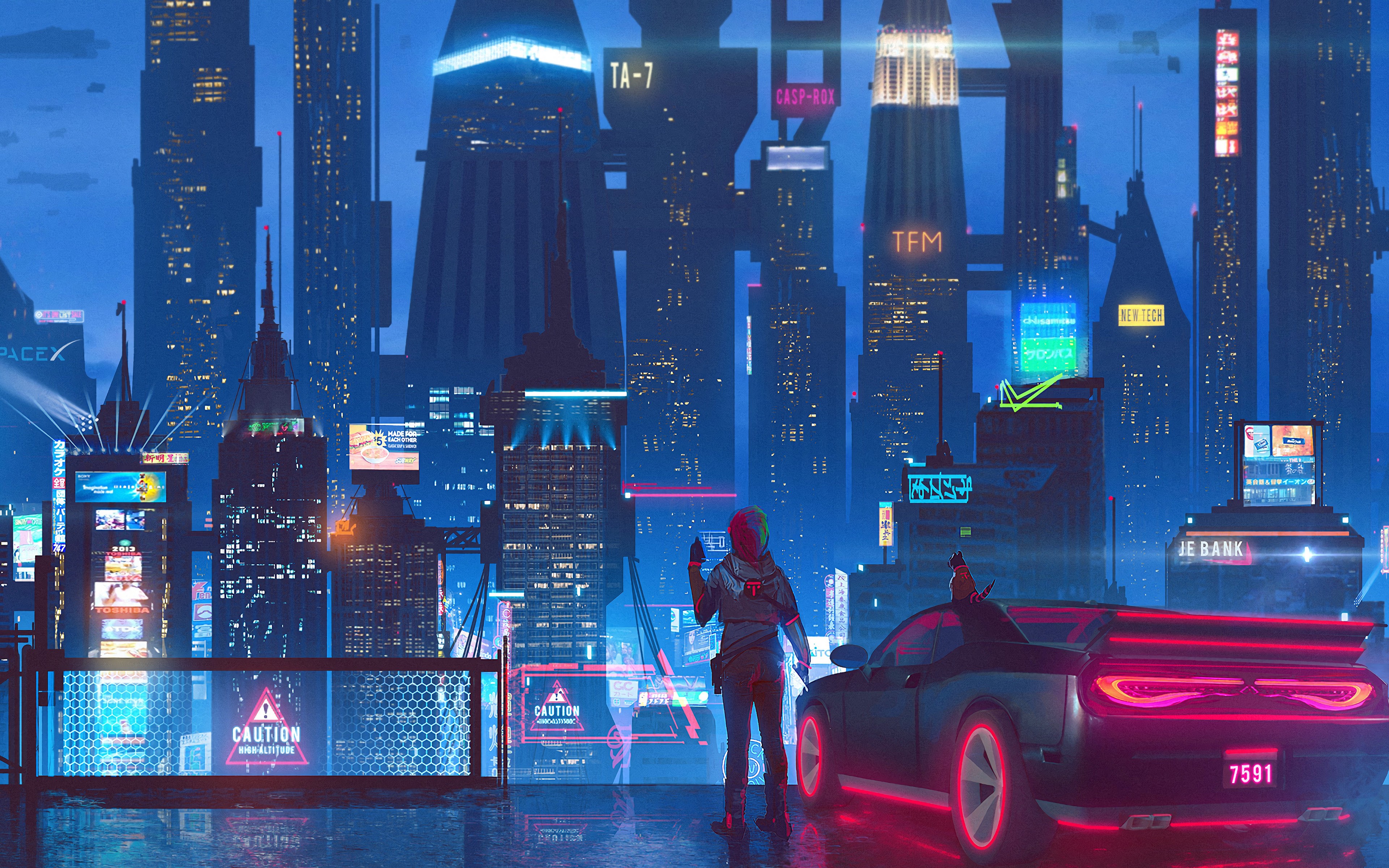 cyberpunk desktop Wallpapers