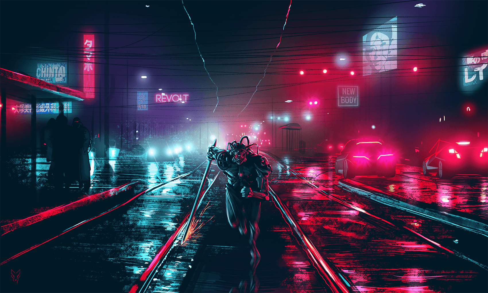 cyberpunk neon Wallpapers