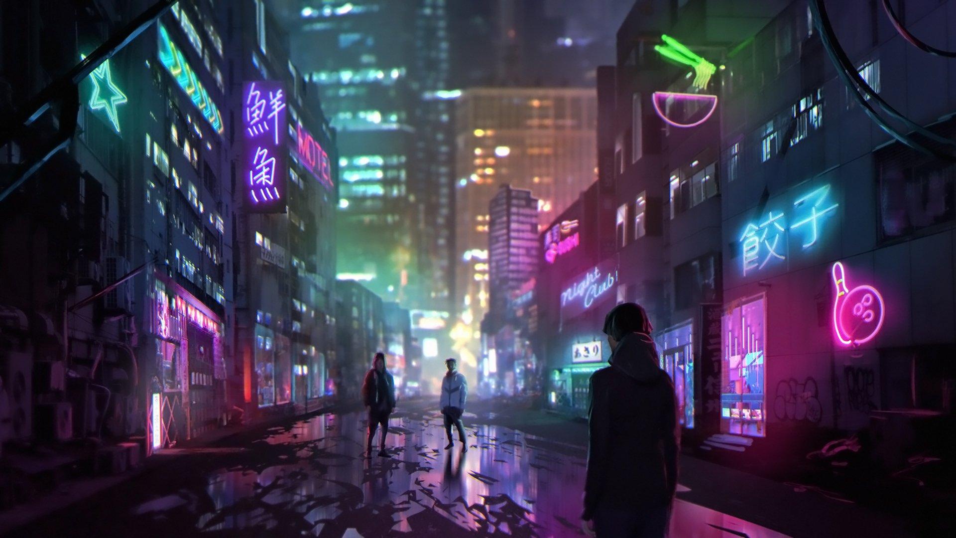 cyberpunk neon Wallpapers