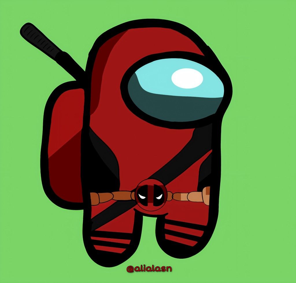 Deadpool Among Us Minimal Wallpapers