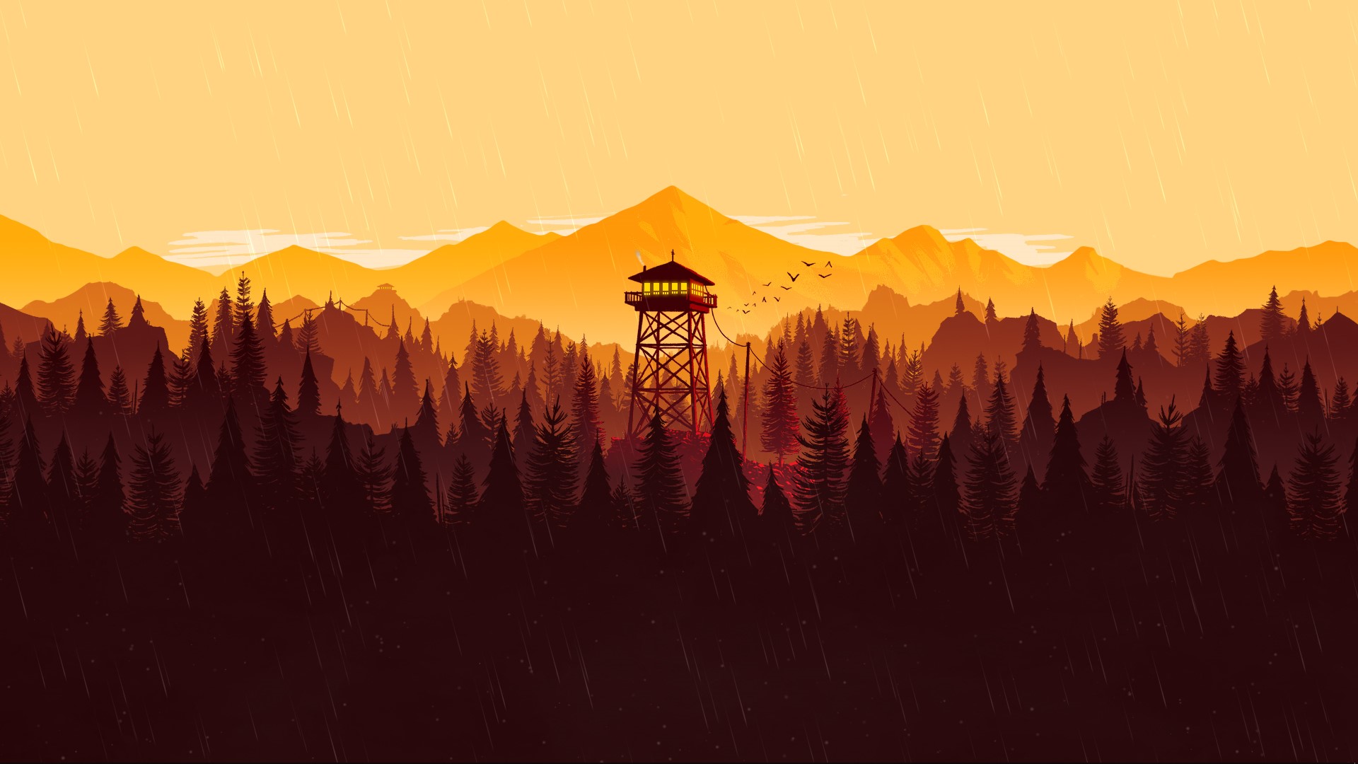 Firewatch Scenery 5k Wallpapers