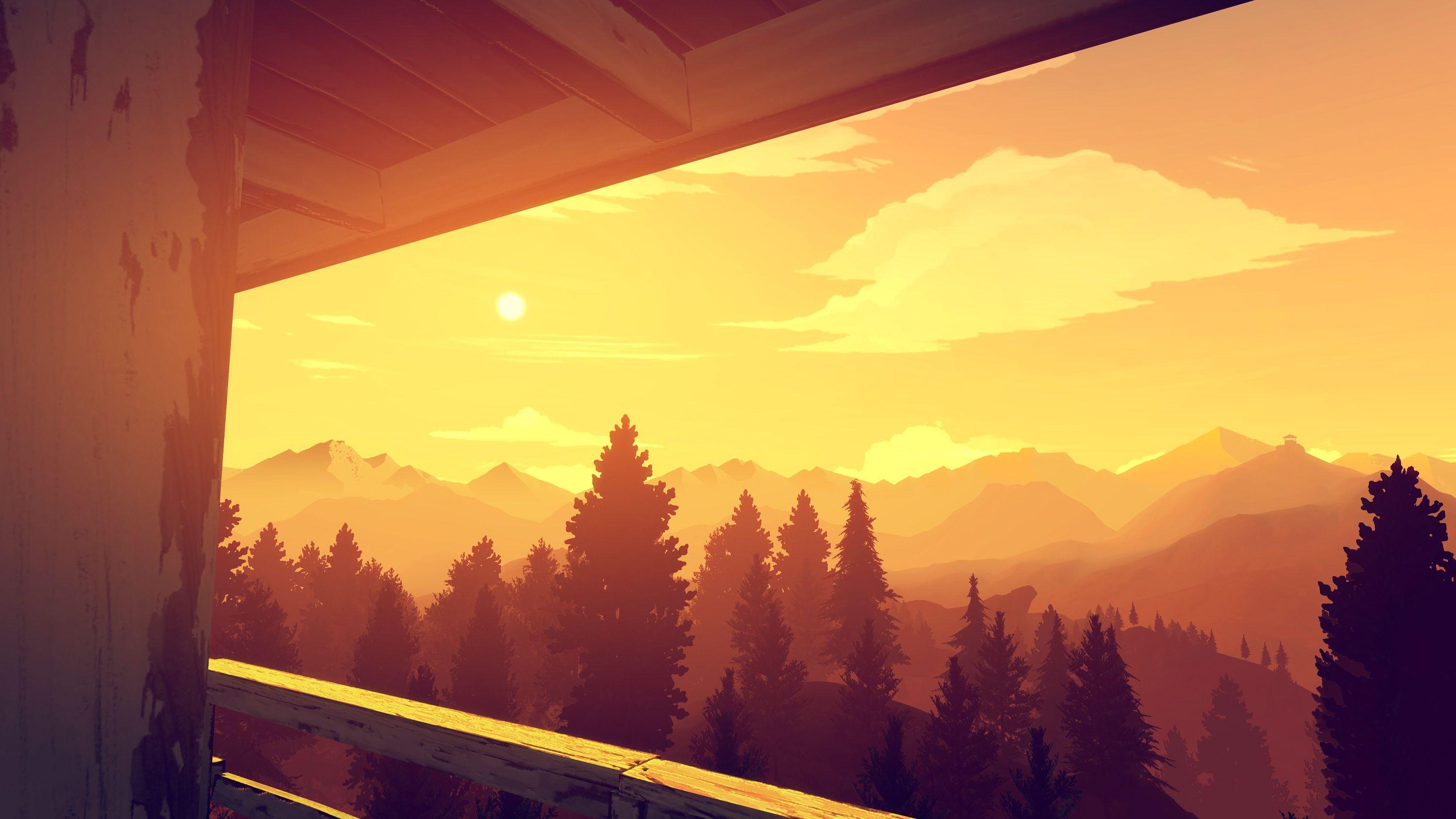 Firewatch Scenery 5k Wallpapers