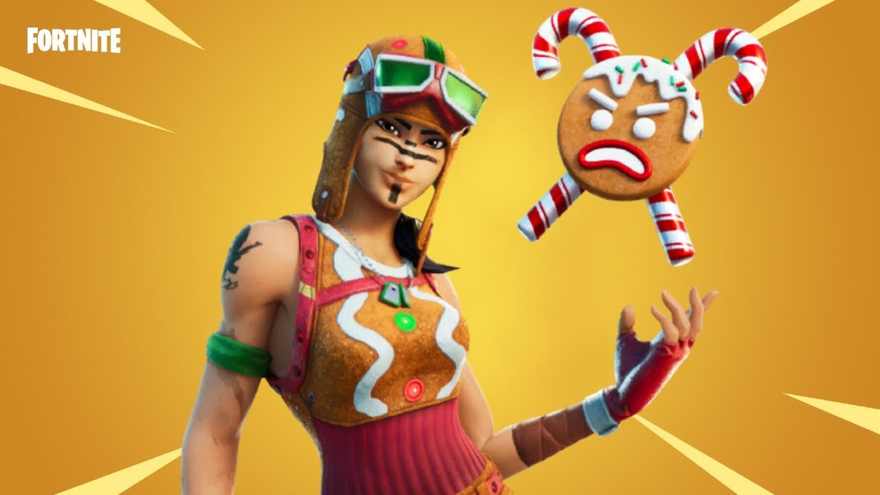 Gingerbread Raider Skin Outfit Wallpapers