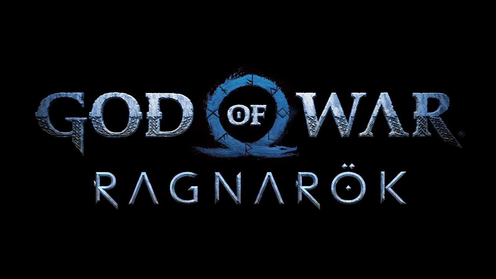 God of War Ragnarok Game Logo Wallpapers