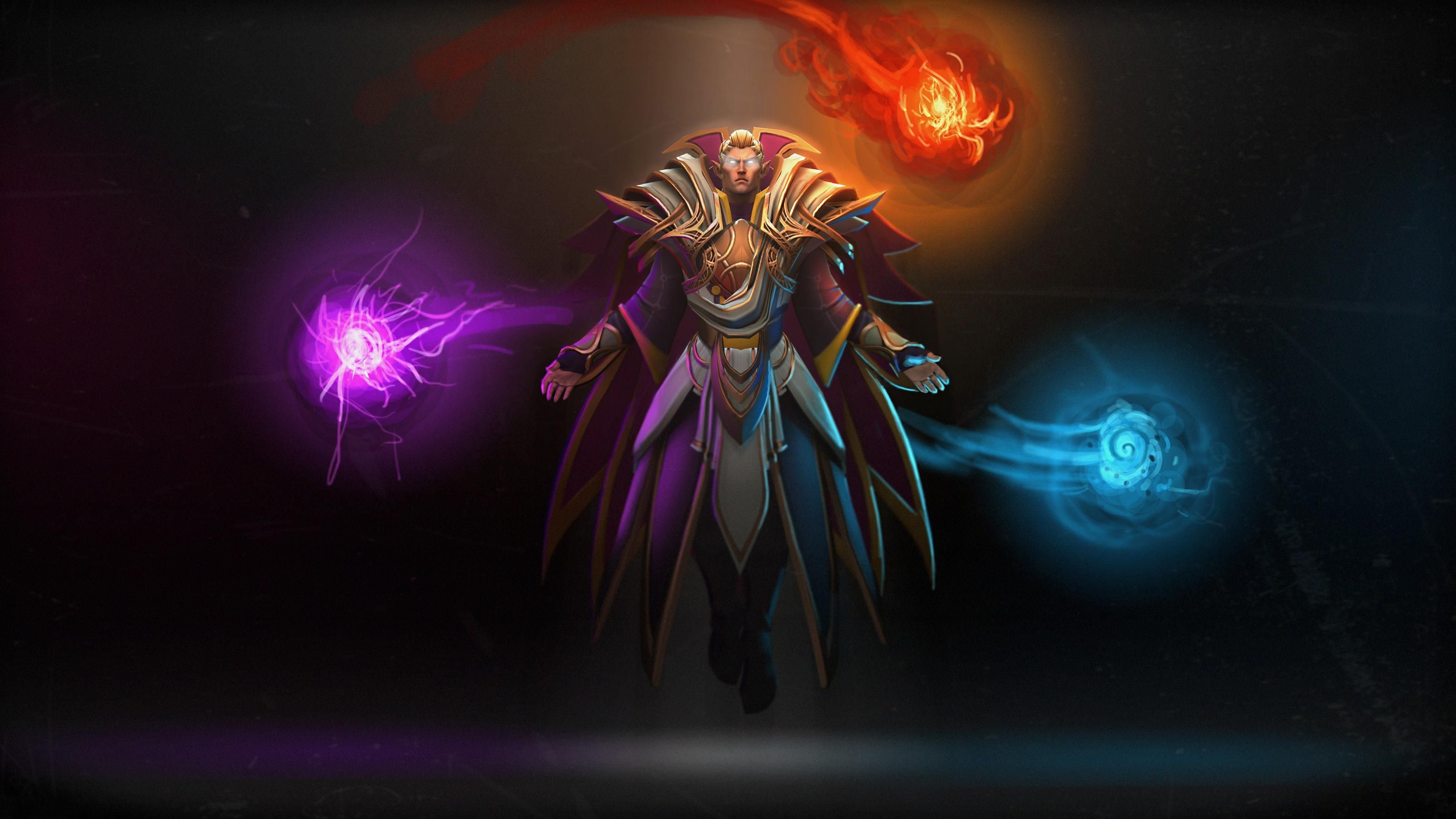 Invoker DotA 2 Digital Wallpapers