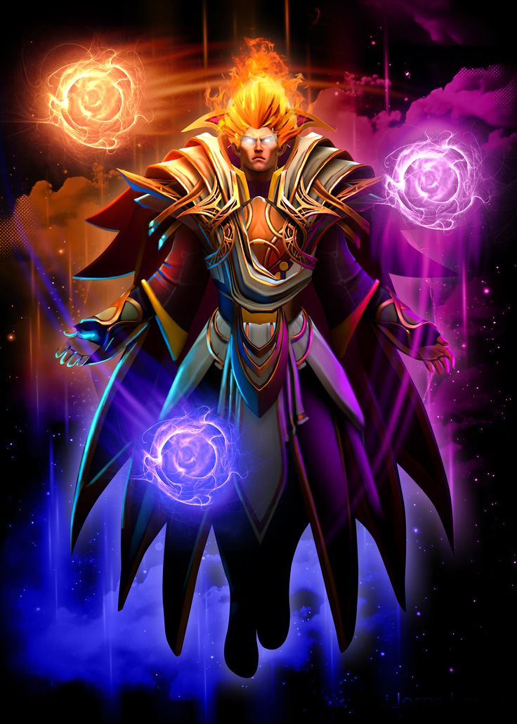 Invoker DotA 2 Digital Wallpapers