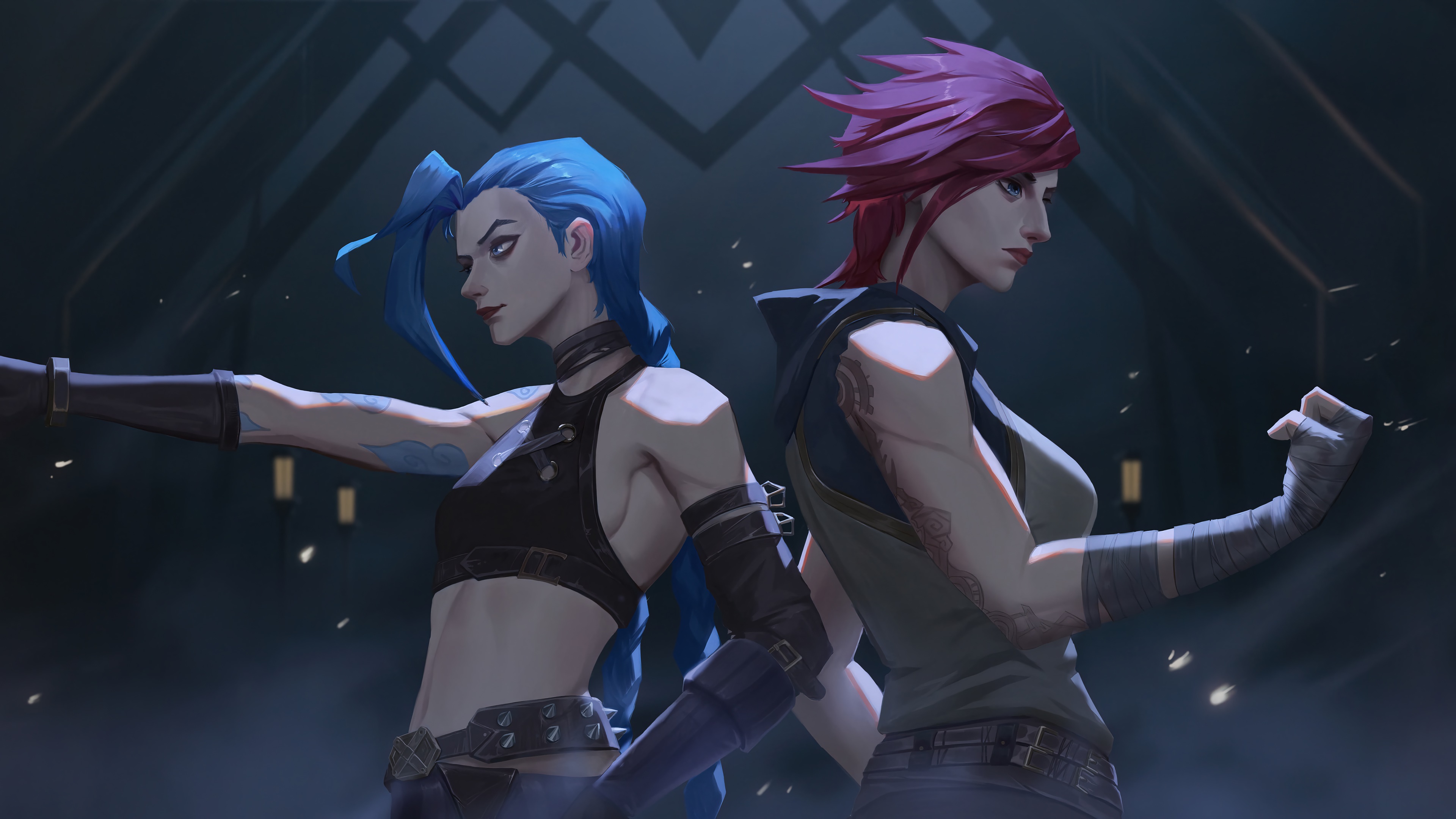 Jinx and Vi Legends Of Runeterra HD Wallpapers