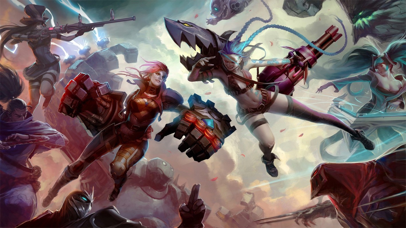 Jinx and Vi Legends Of Runeterra HD Wallpapers