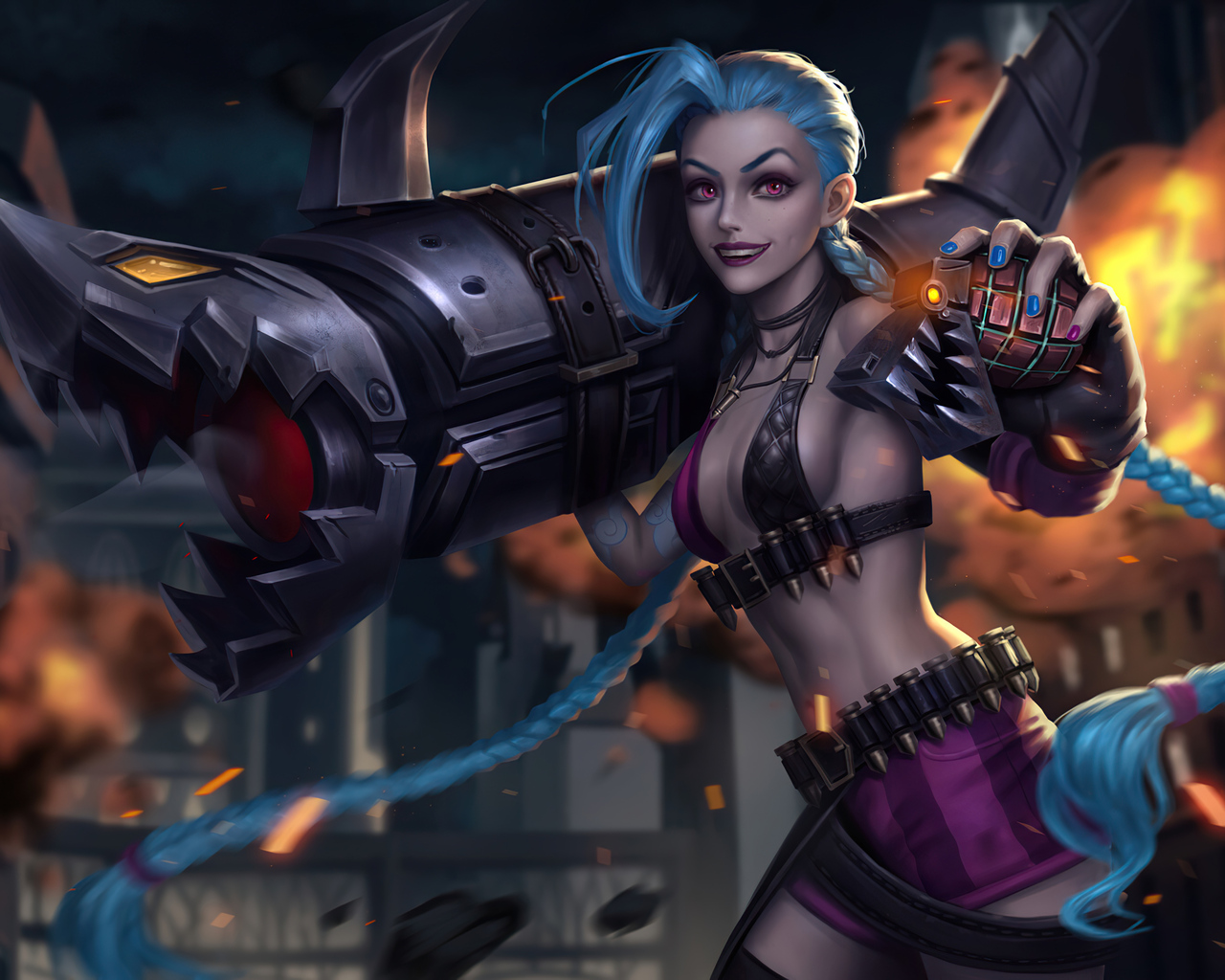 Jinx Cool League Of Legends Wallpapers