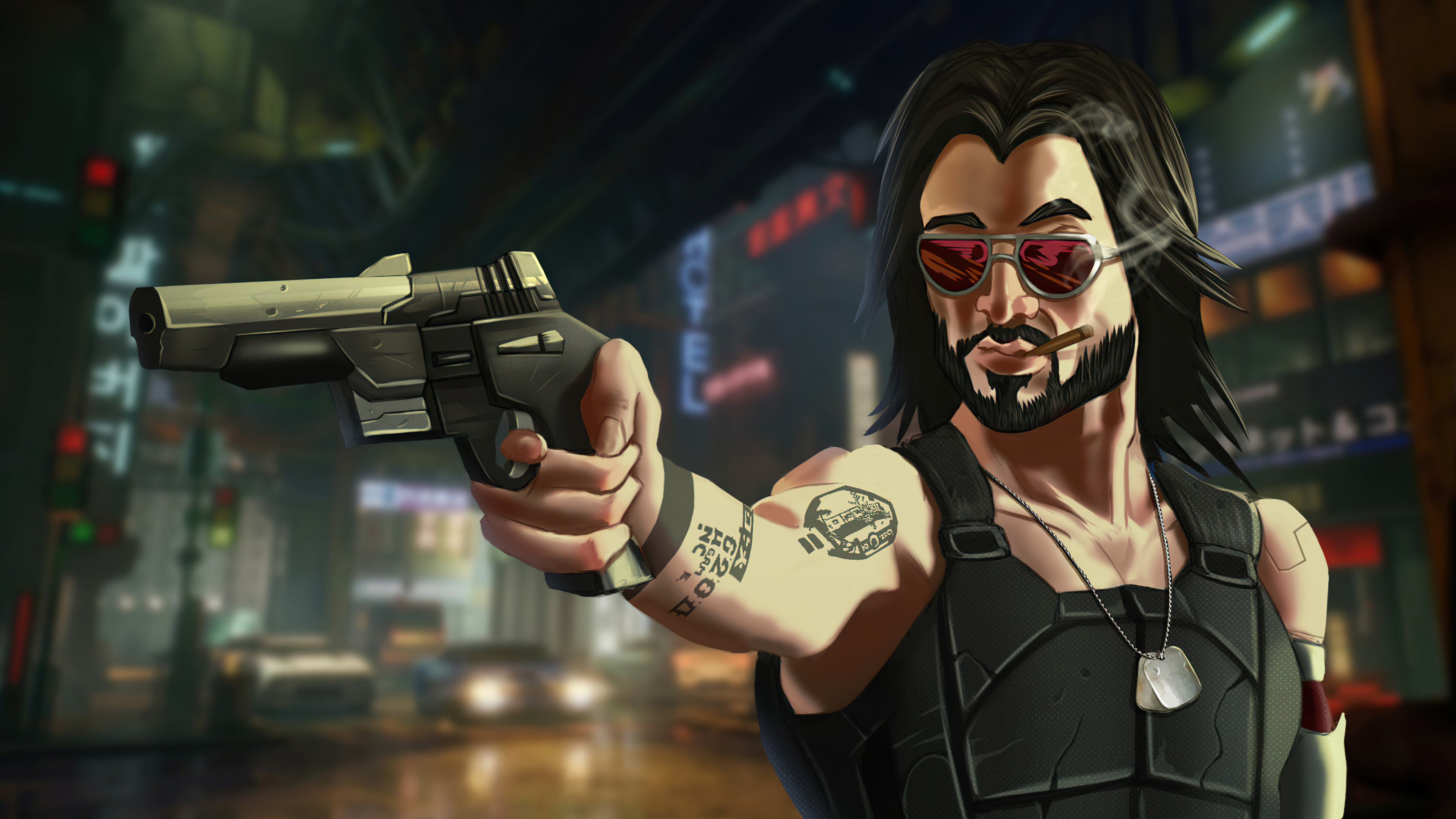 Johnny Silverhand  Cyberpunk Keanu Reeves Wallpapers