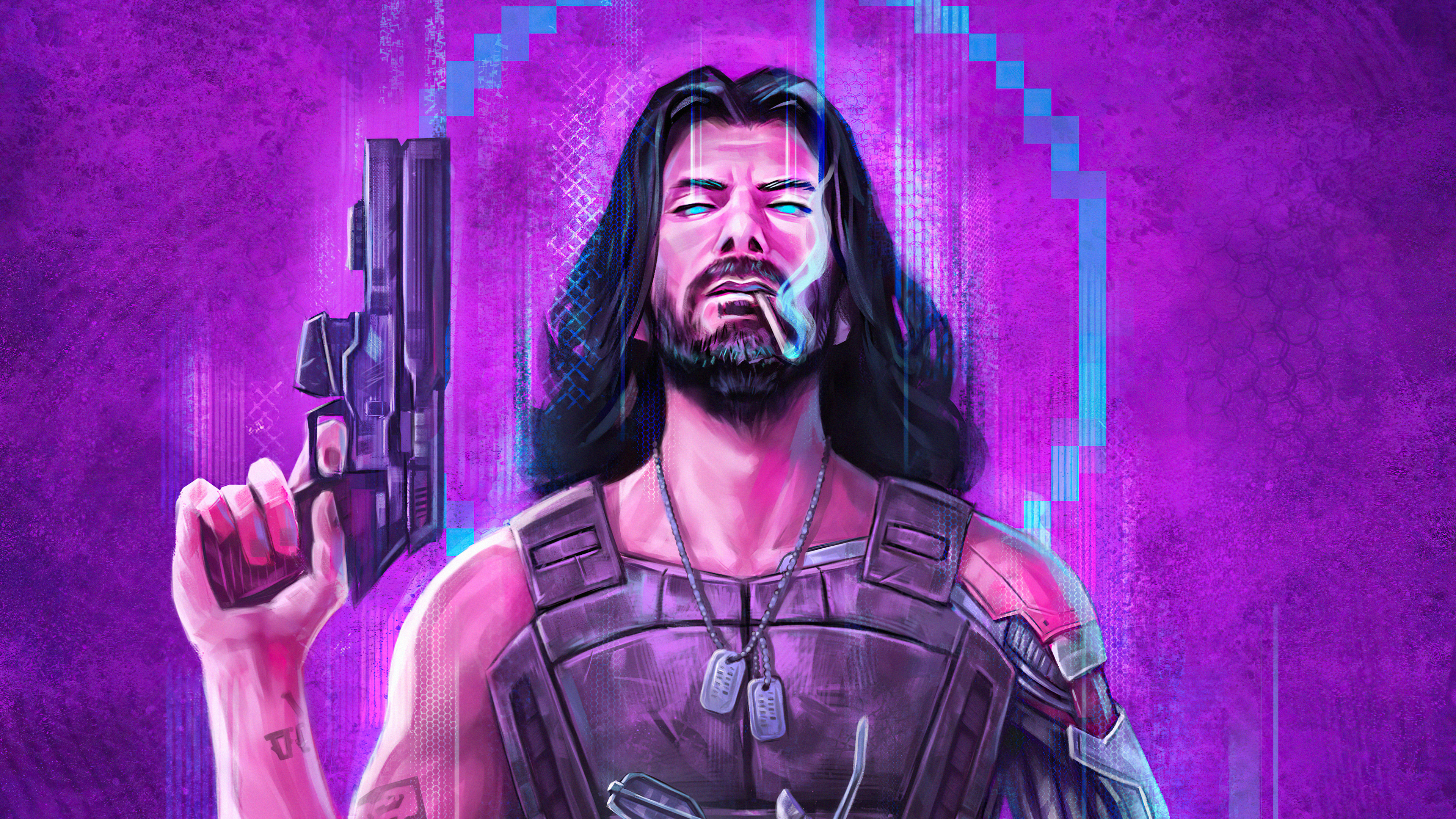 Johnny Silverhand Cyberpunk 2077 New Wallpapers