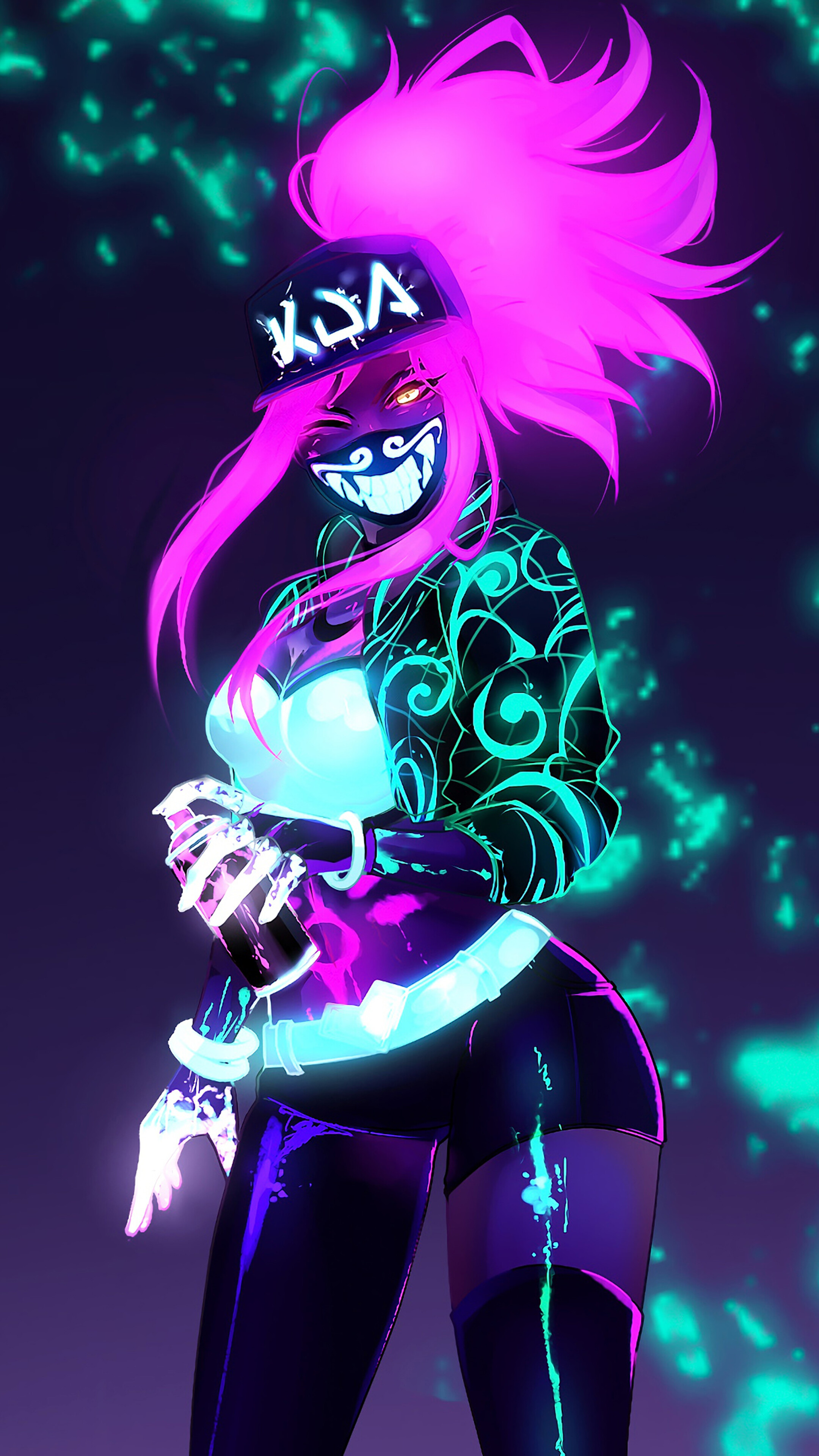 K/DA Akali Subway Tunnel 5K Wallpapers