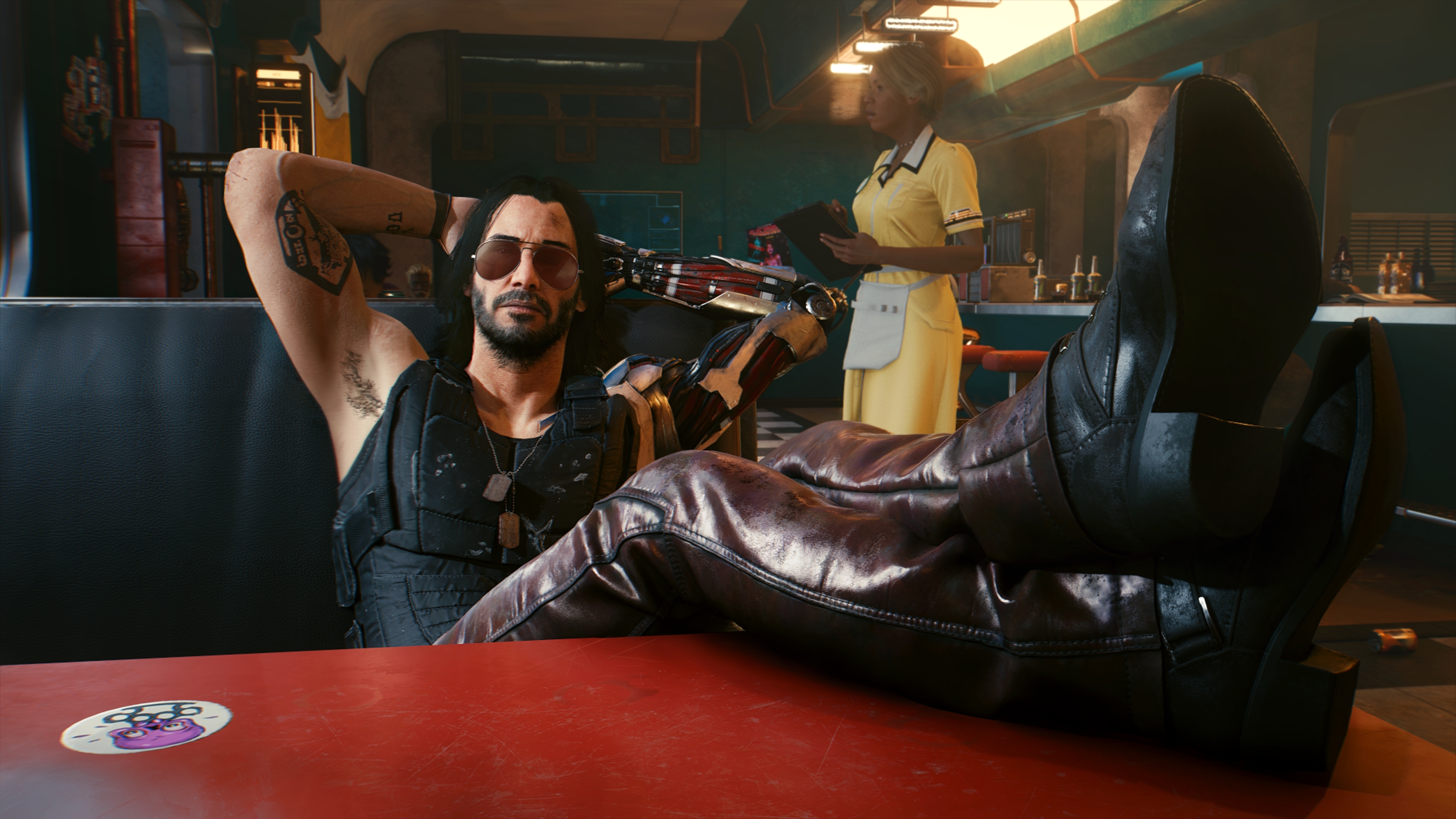 Keanu Reeves as Johnny Silverhand Cyberpunk 2077 Wallpapers