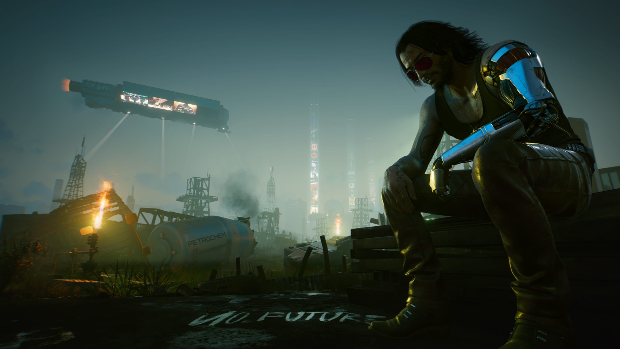 Keanu Reeves as Johnny Silverhand Cyberpunk 2077 Wallpapers