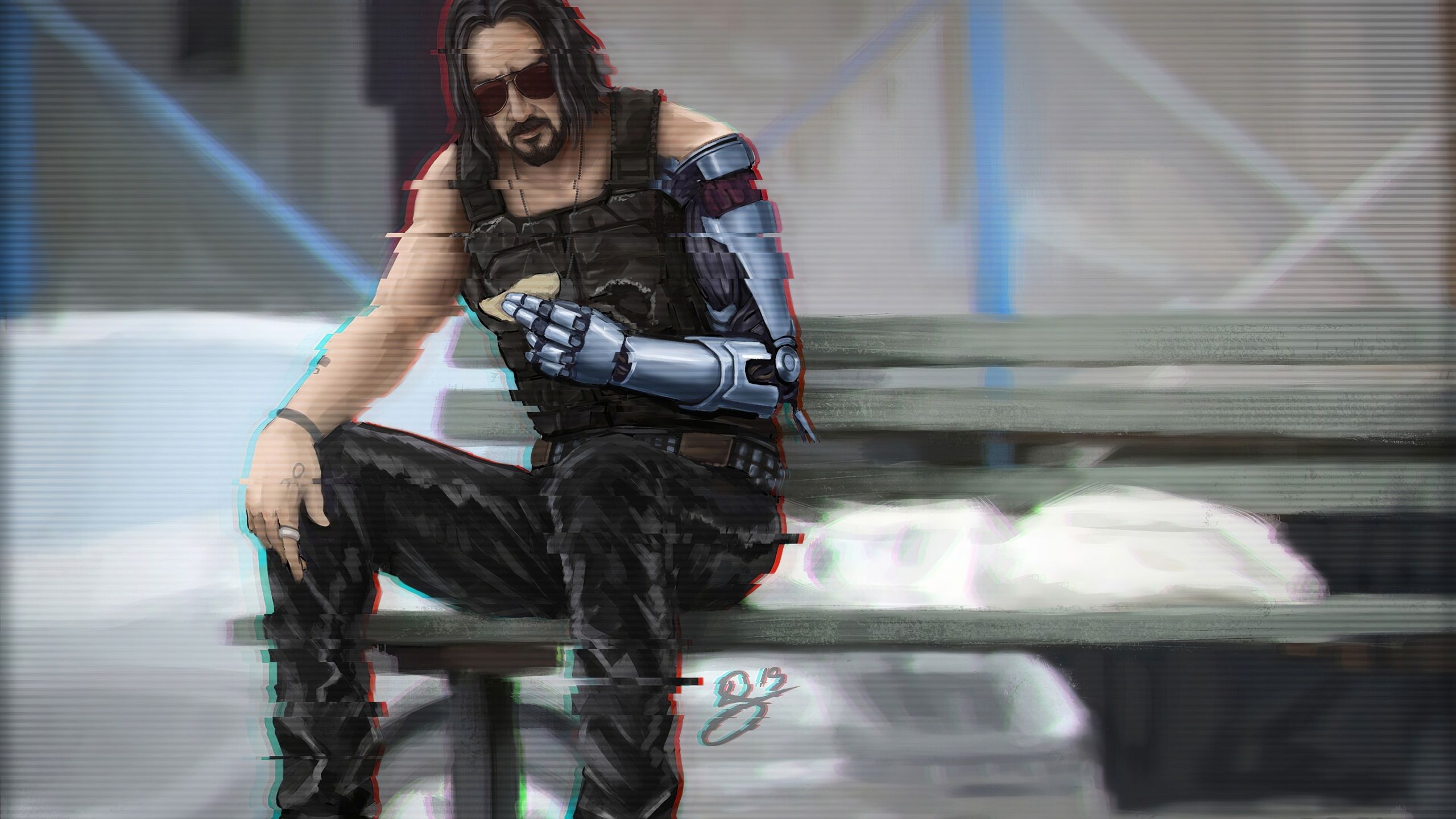 Keanu Reeves Romantic Cyberpunk 2077 Wallpapers