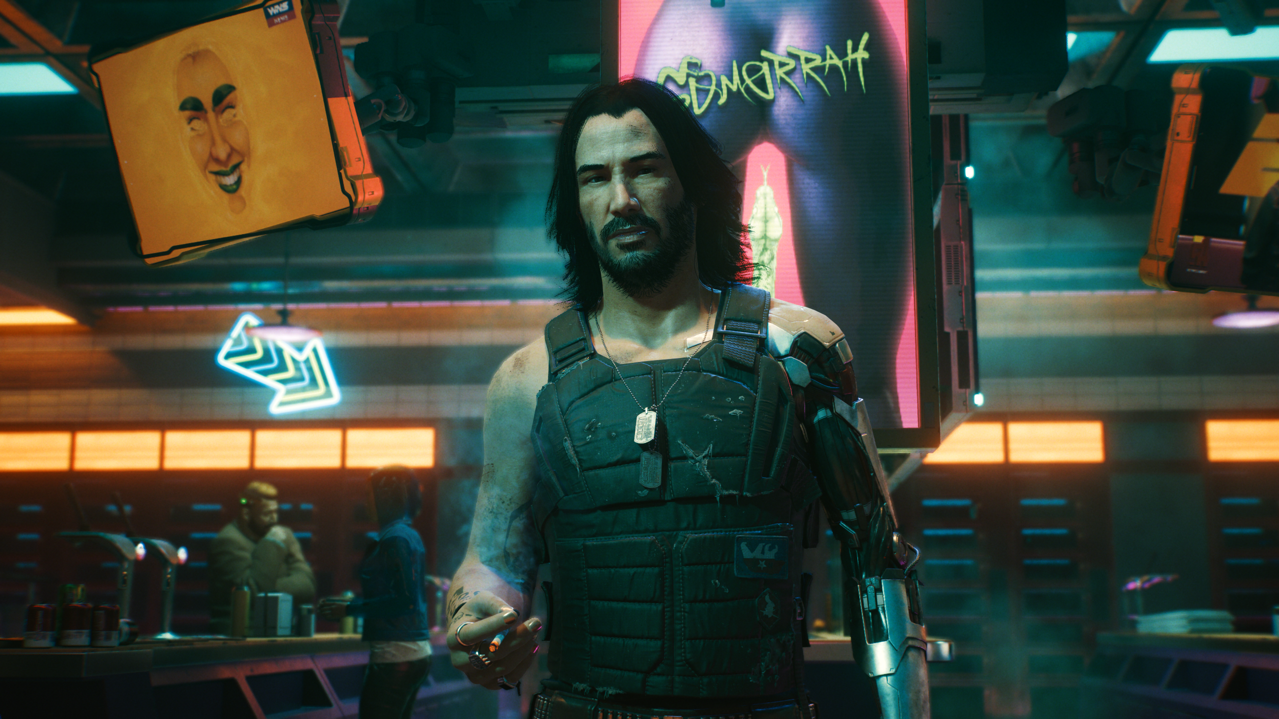 Keanu Reeves Romantic Cyberpunk 2077 Wallpapers