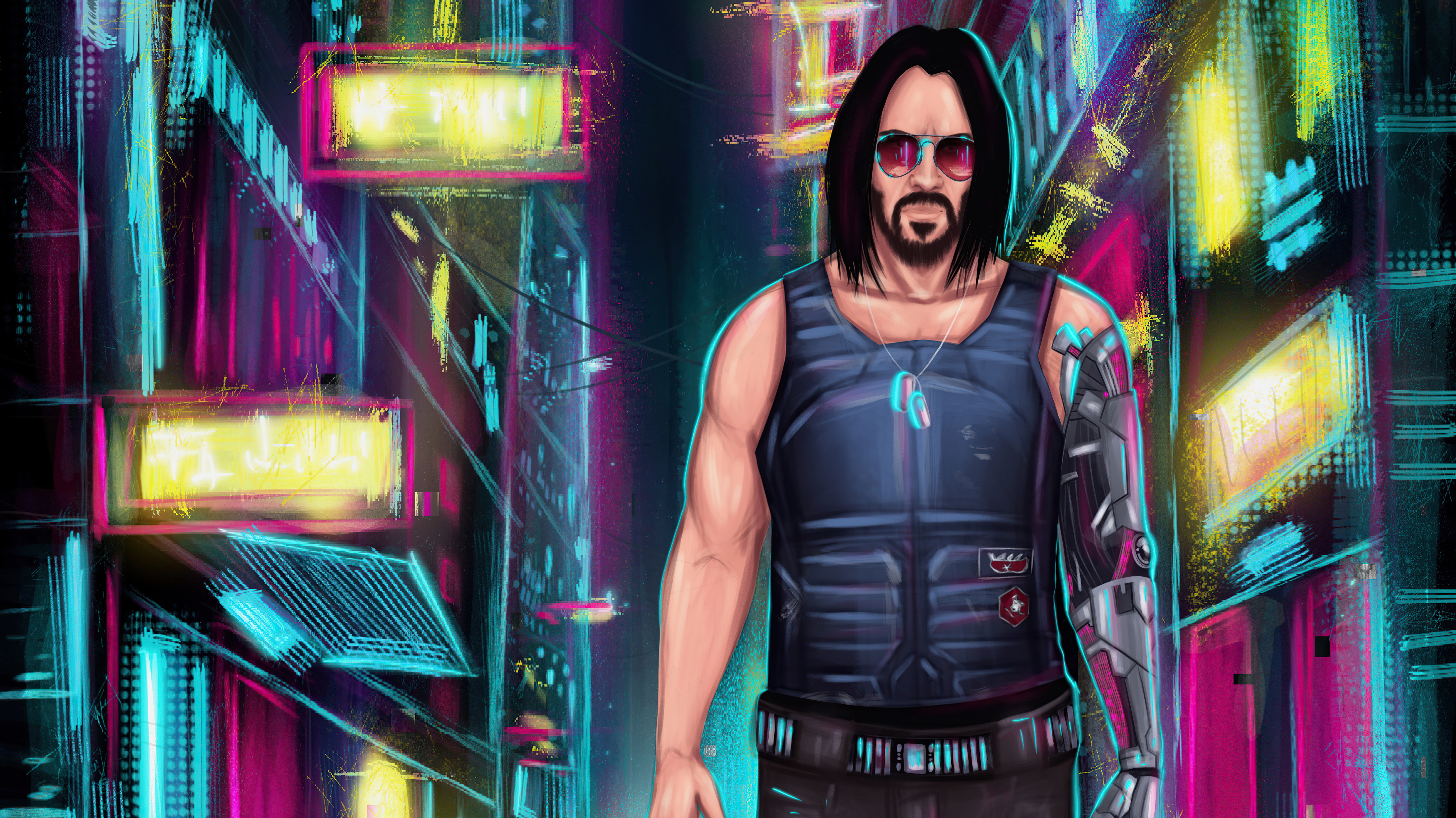 Keanu Reeves Romantic Cyberpunk 2077 Wallpapers