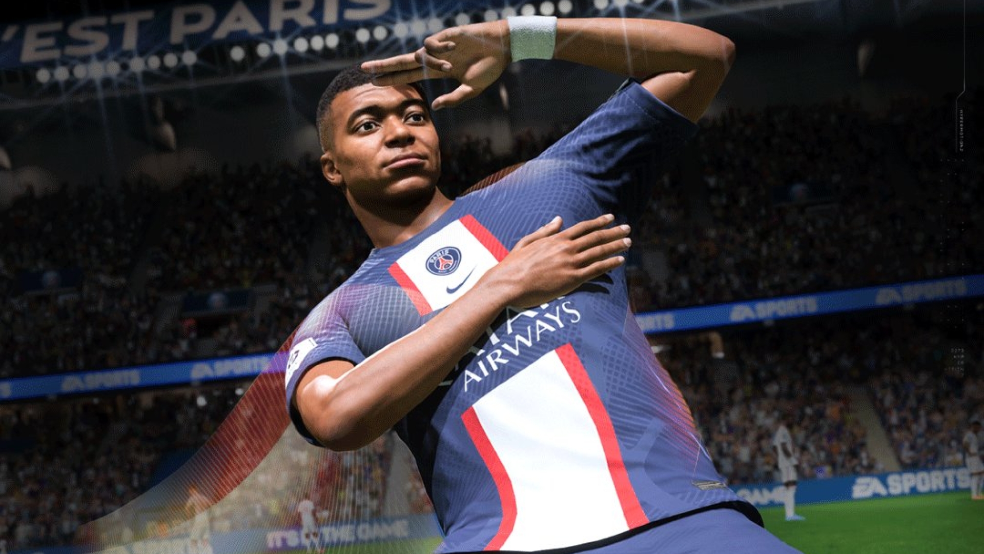 Kylian Mbappe FIFA 22 Game Wallpapers