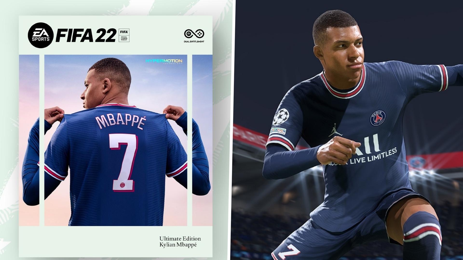 Kylian Mbappe FIFA 22 Game Wallpapers