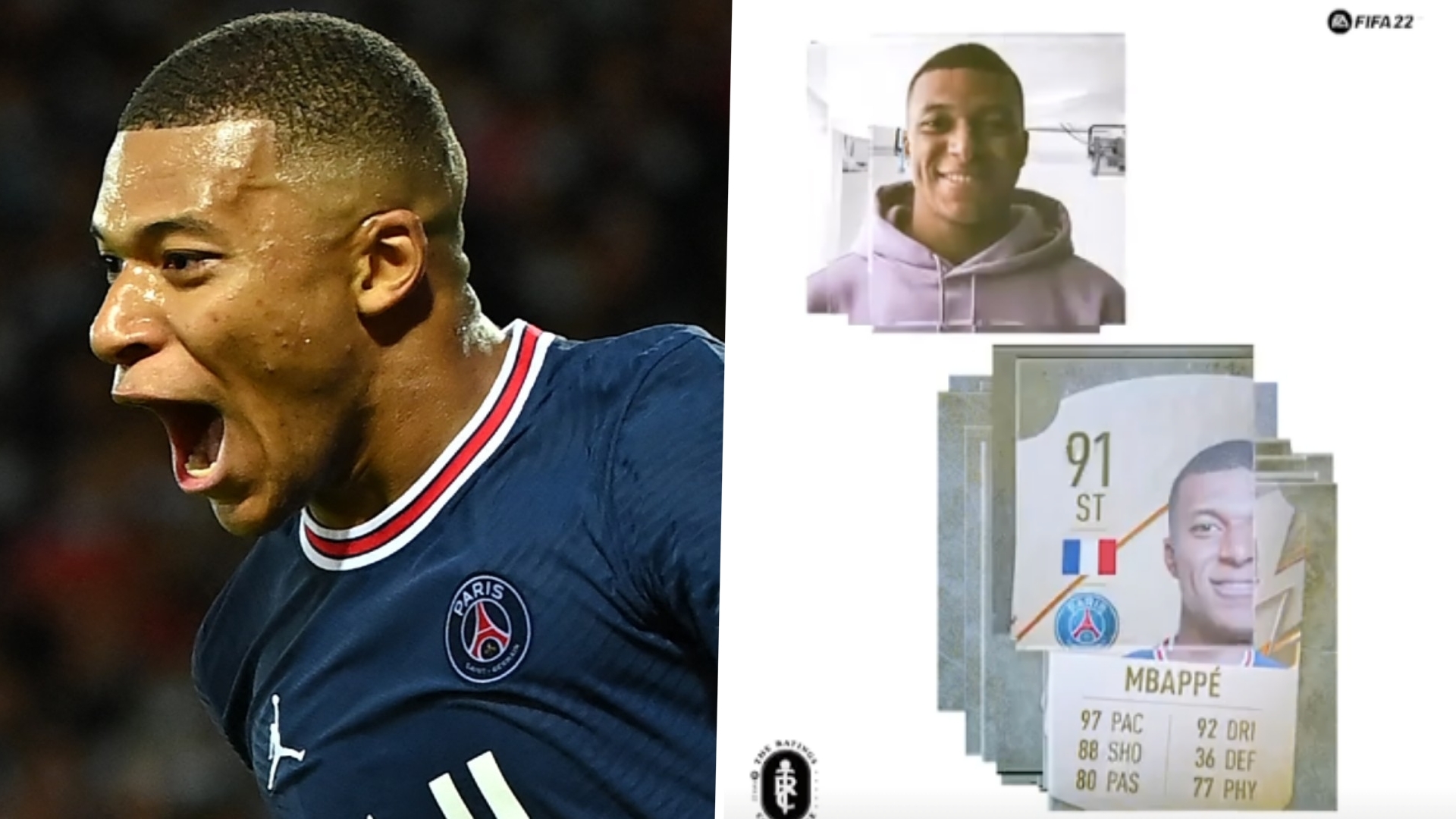 Kylian Mbappe FIFA 22 Game Wallpapers