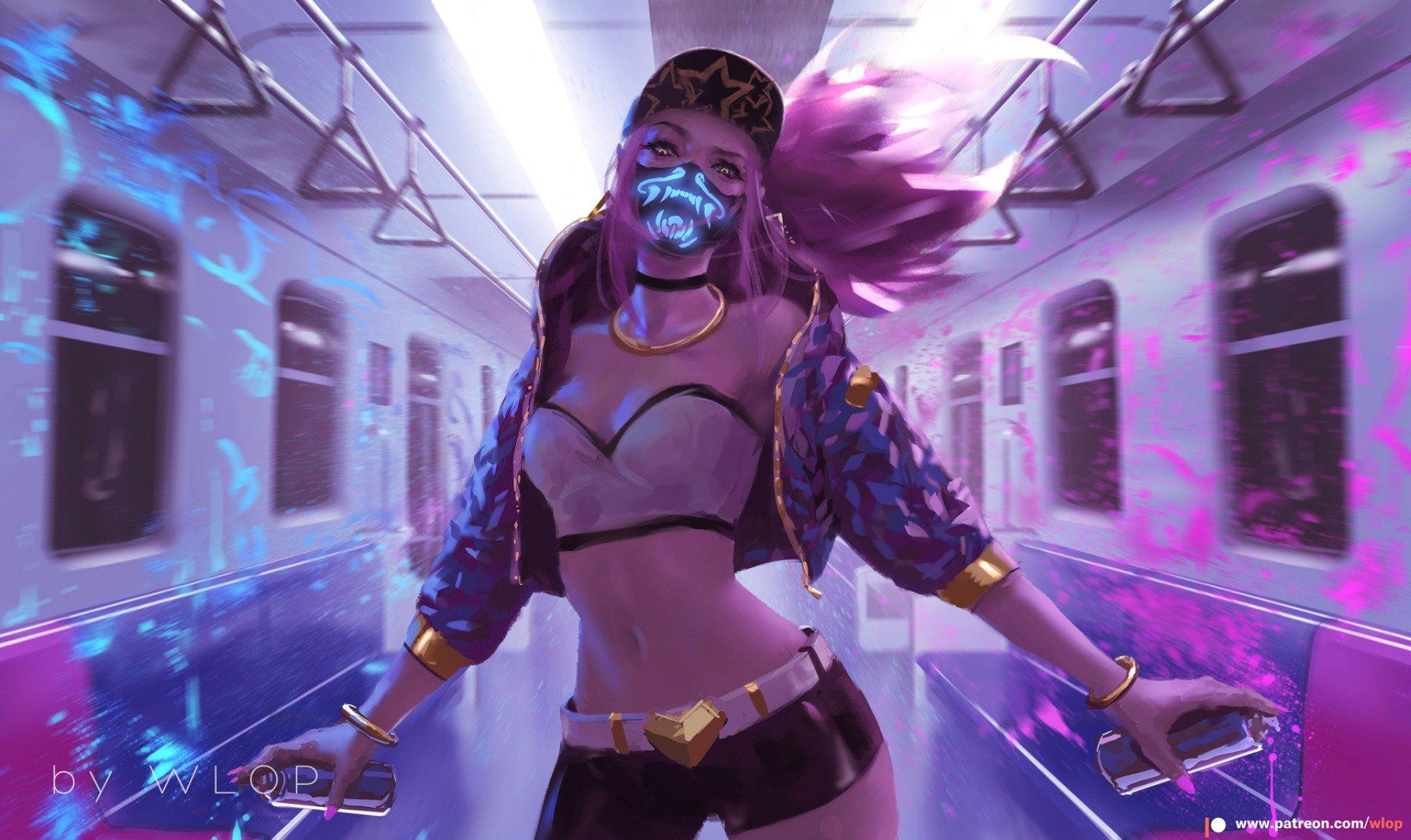 League Of Legends  K/DA Group 8K Wallpapers