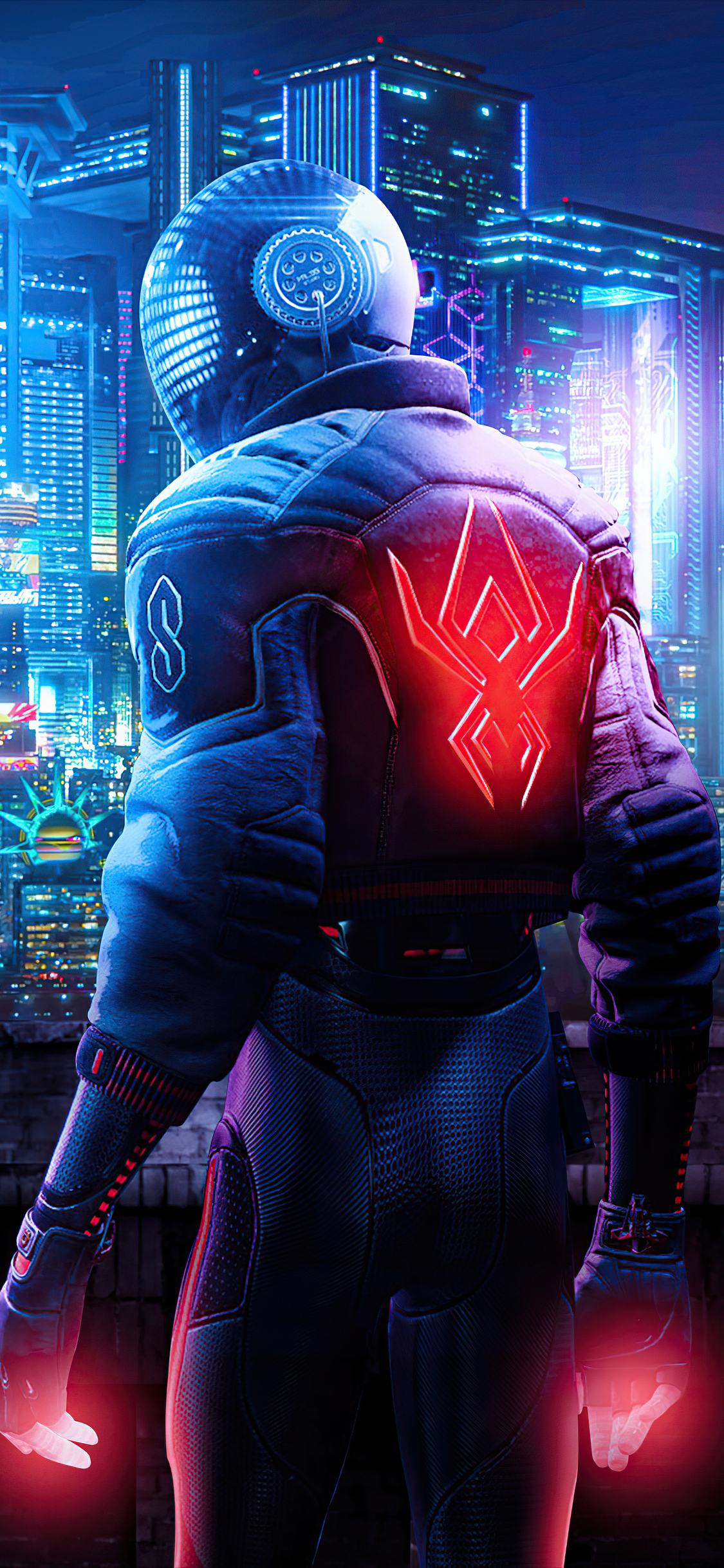 Marvel's Spider-Man Miles Morales Cyberpunk Suit Wallpapers