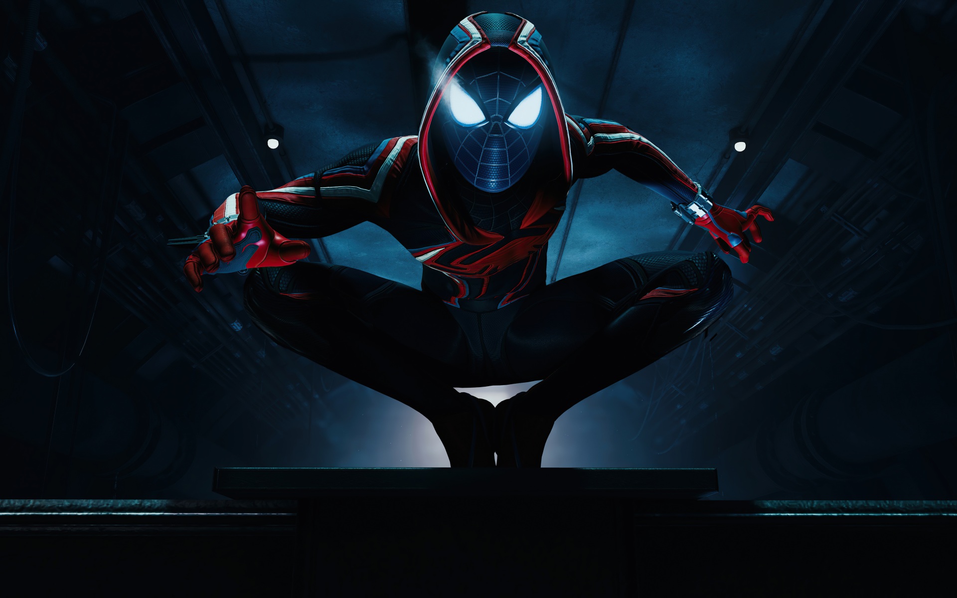 Marvel's Spider-Man Miles Morales Cyberpunk Suit Wallpapers