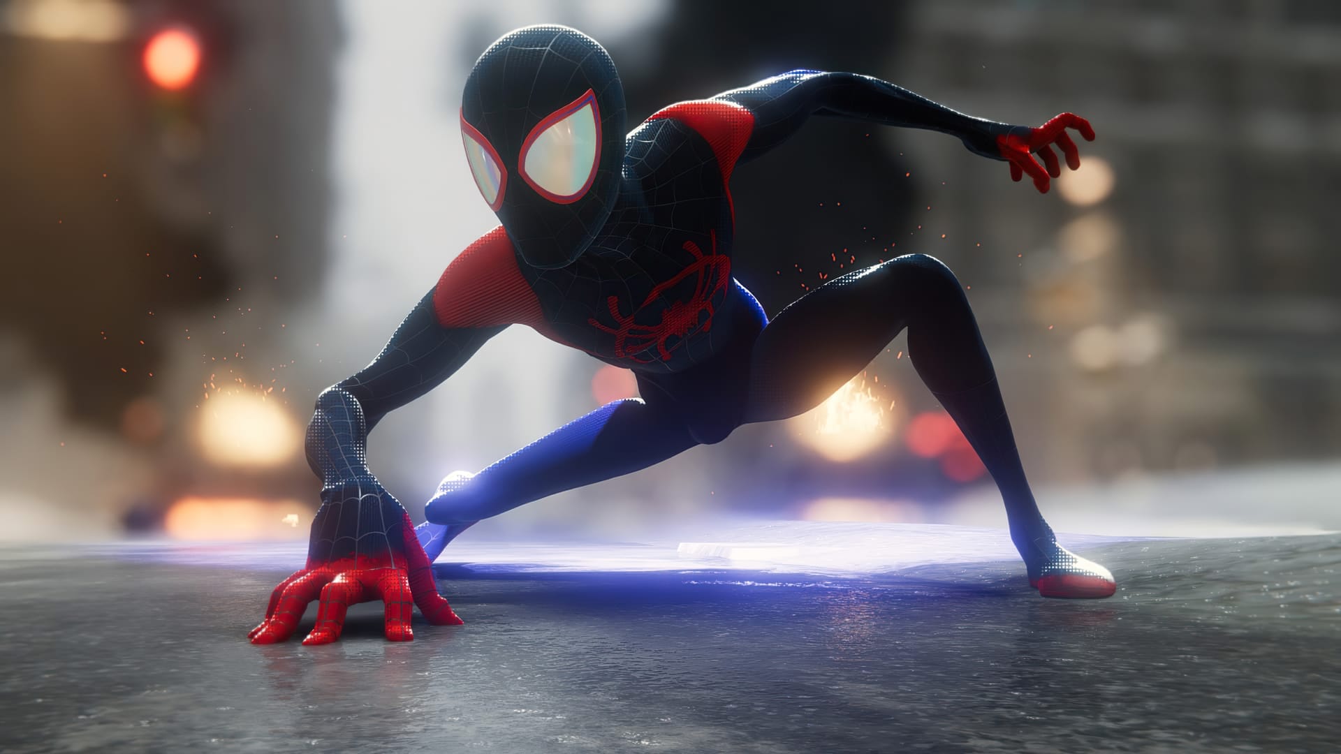 Marvel's Spider-Man Miles Morales Cyberpunk Suit Wallpapers