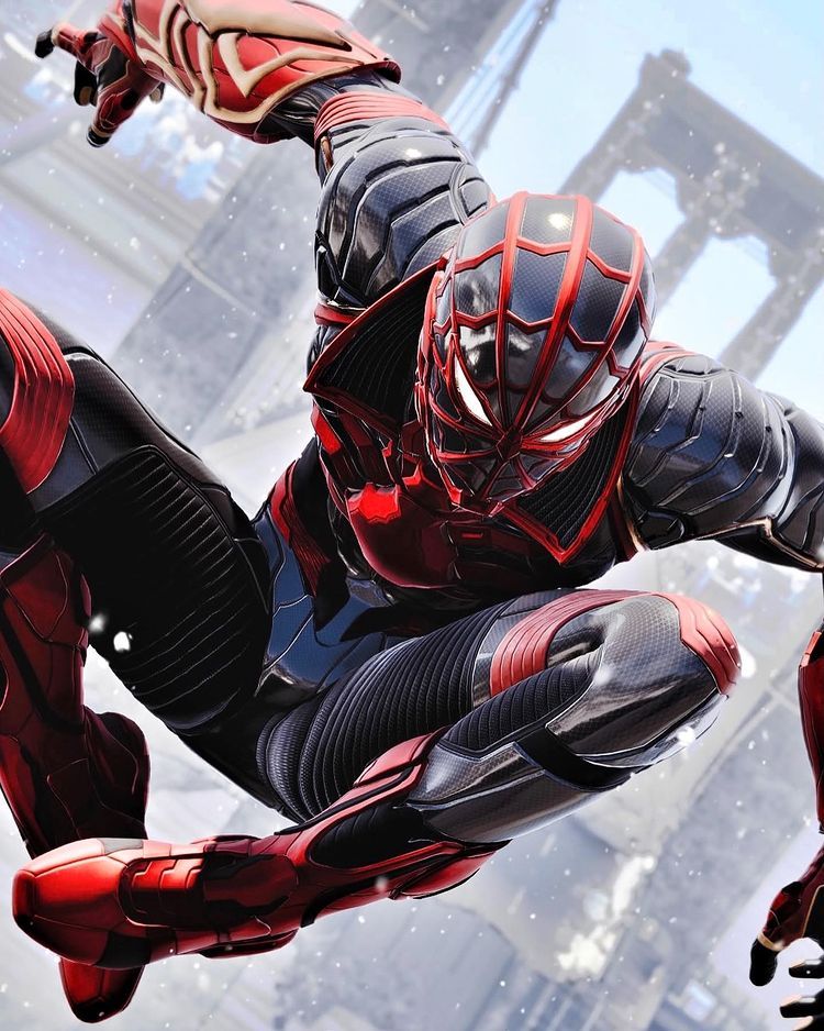 Marvel's Spider-Man Miles Morales Cyberpunk Suit Wallpapers