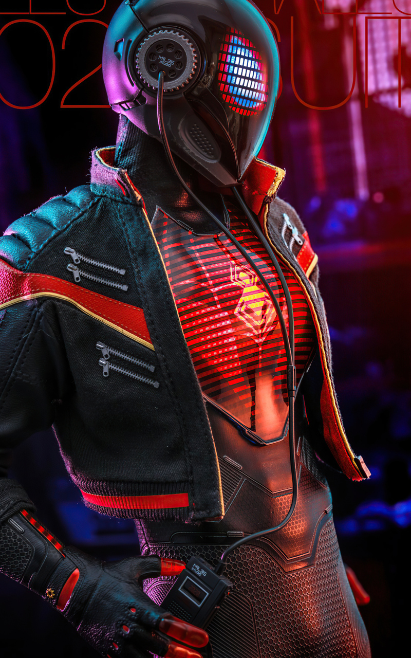 Marvel's Spider-Man Miles Morales Cyberpunk Suit Wallpapers