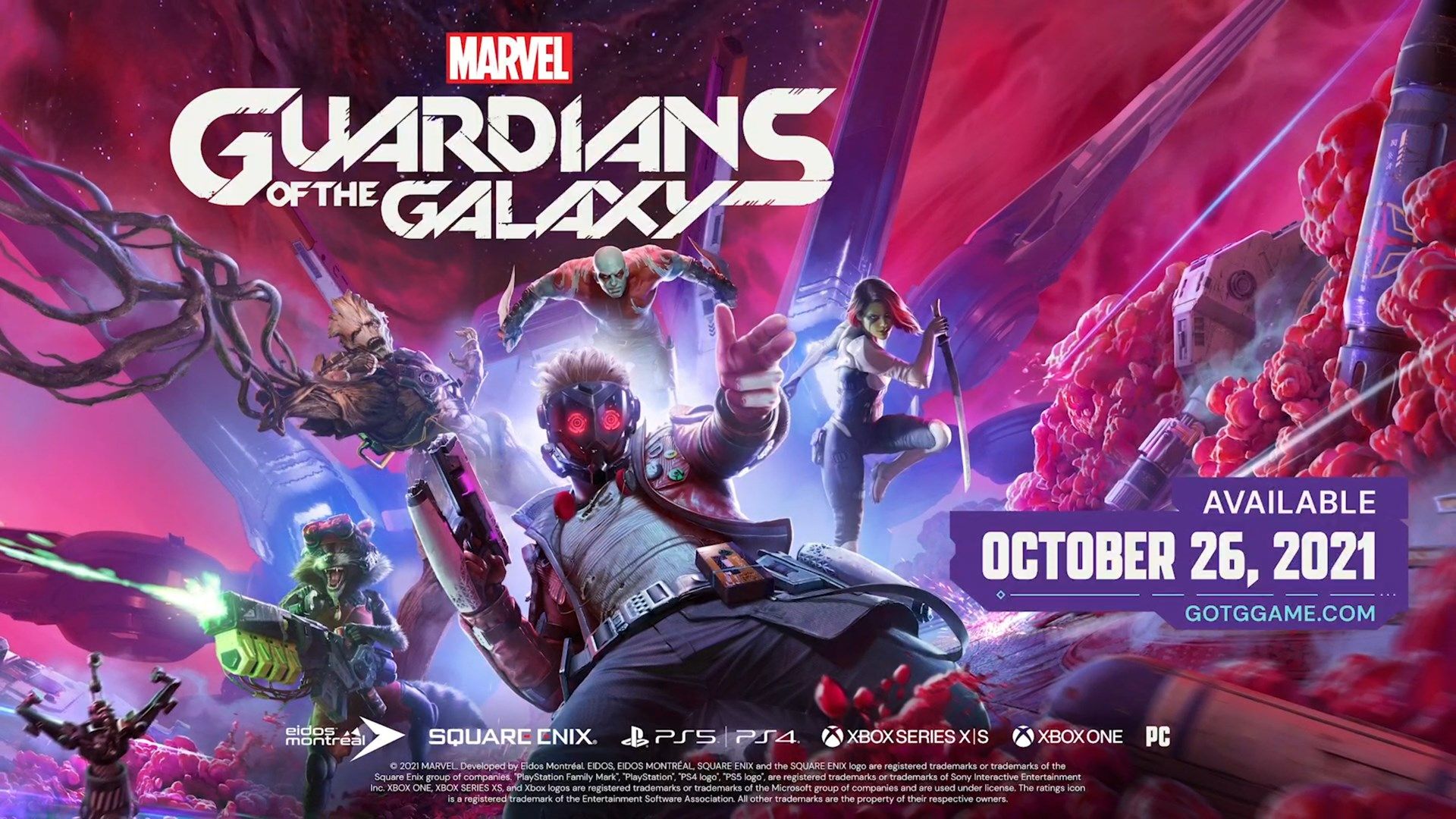 MarvelвЂ™s Guardians of the Galaxy Game Wallpapers