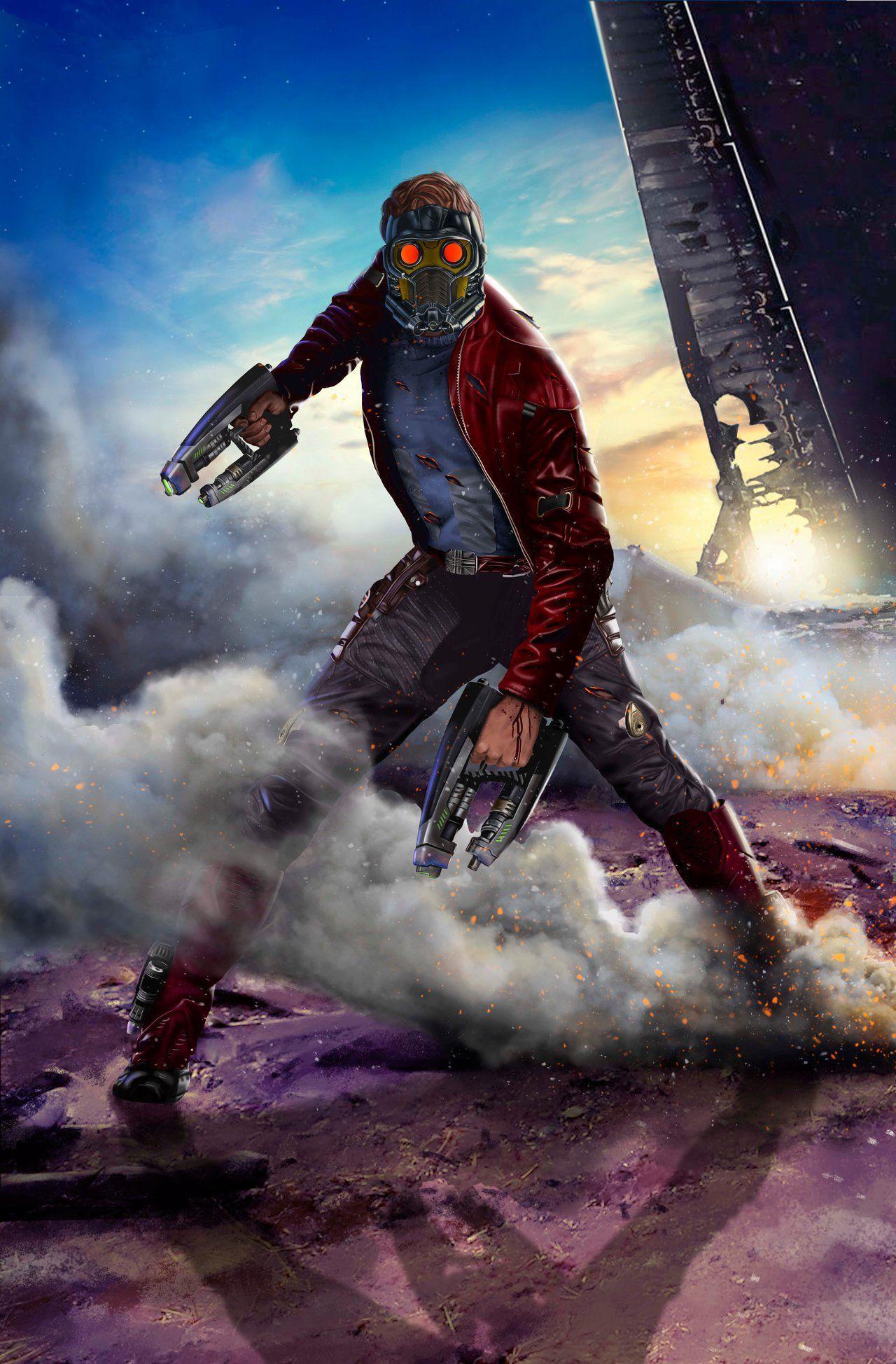 MarvelвЂ™s Guardians of the Galaxy Star Lord Wallpapers