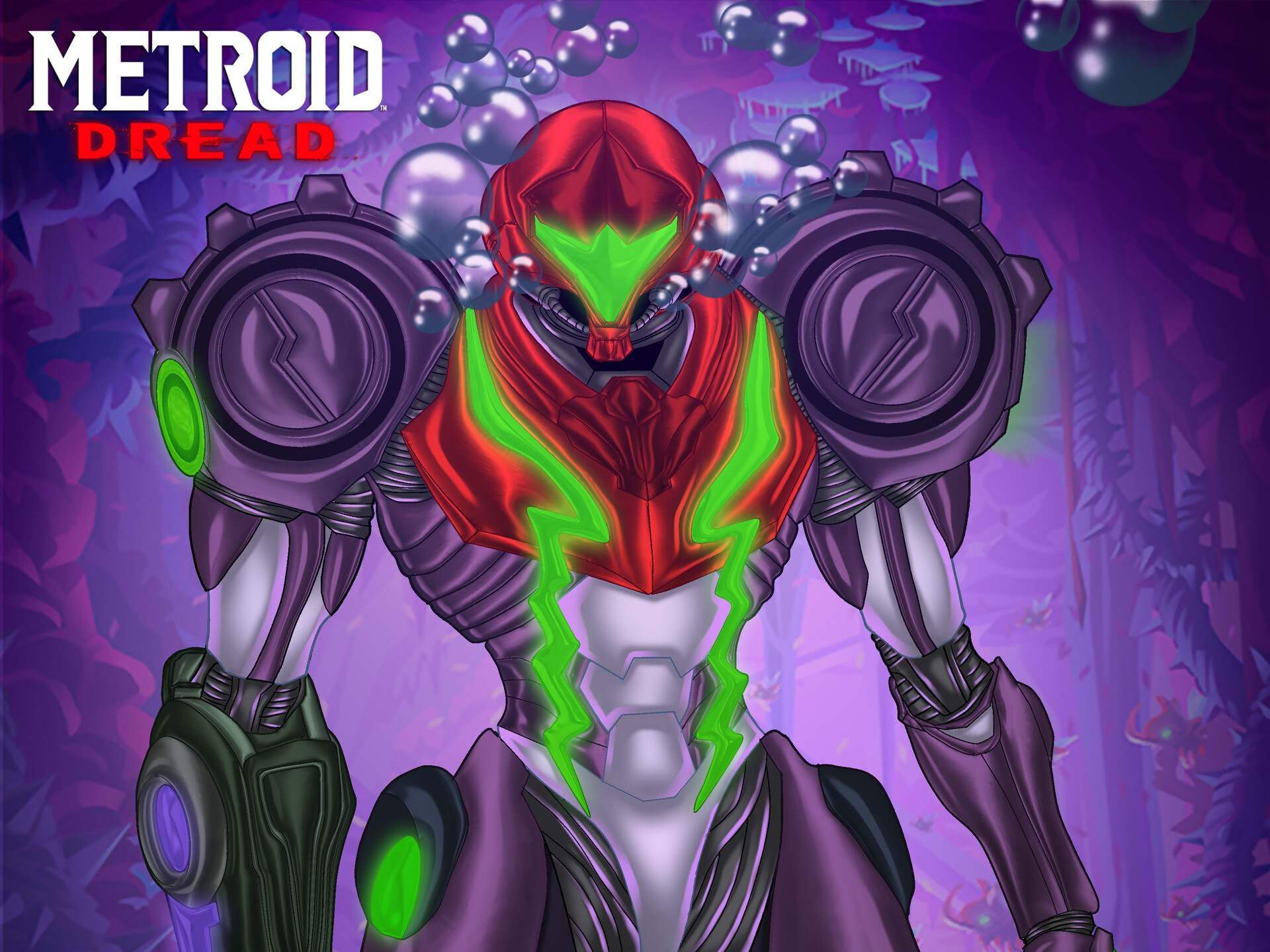 Metroid Dread HD Samus Aran Wallpapers