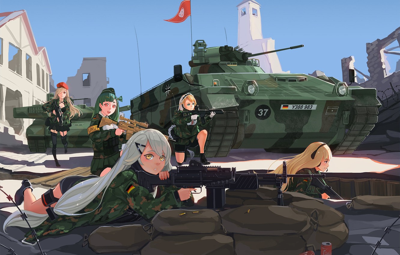 Military Girl in Girls Frontline Wallpapers