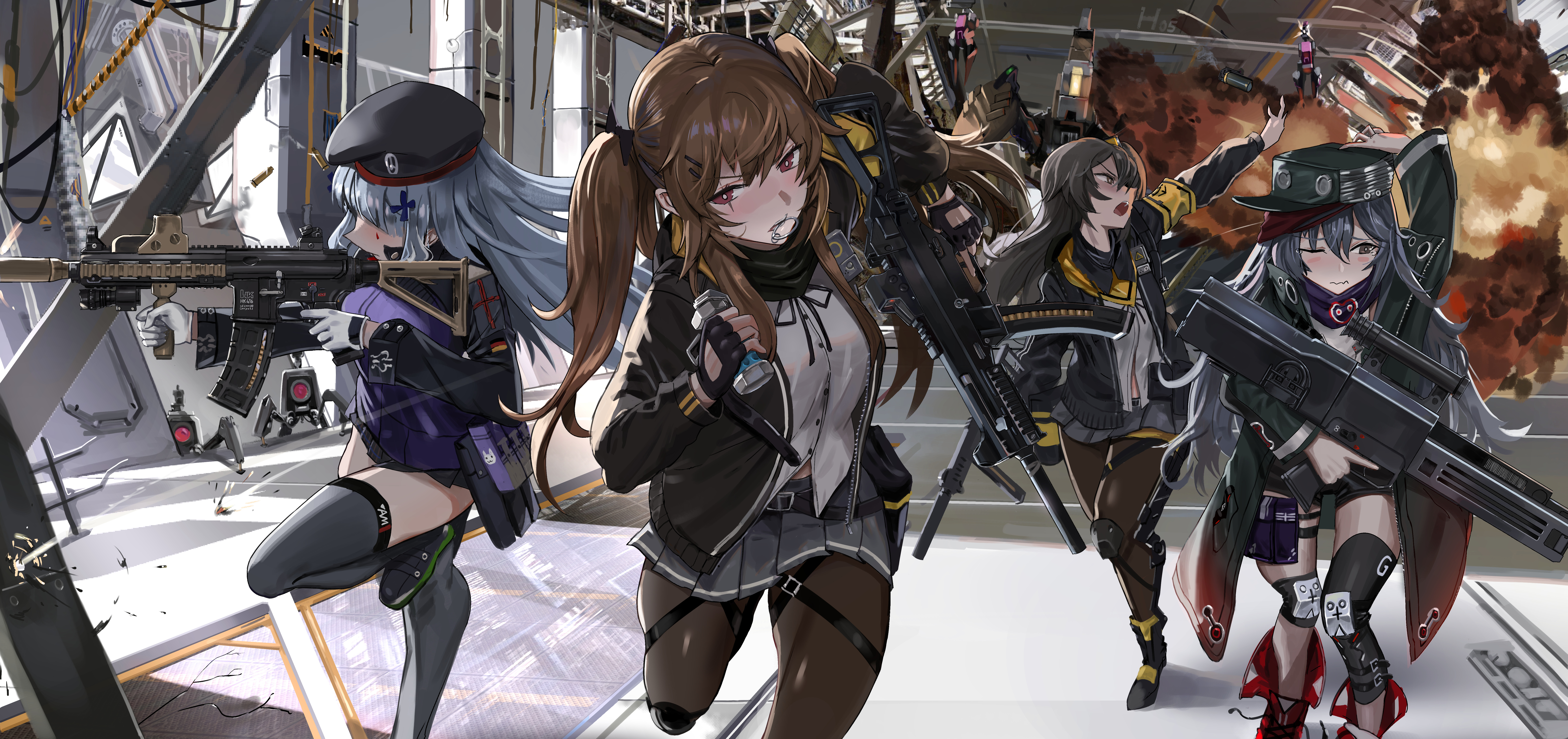 Military Girl in Girls Frontline Wallpapers