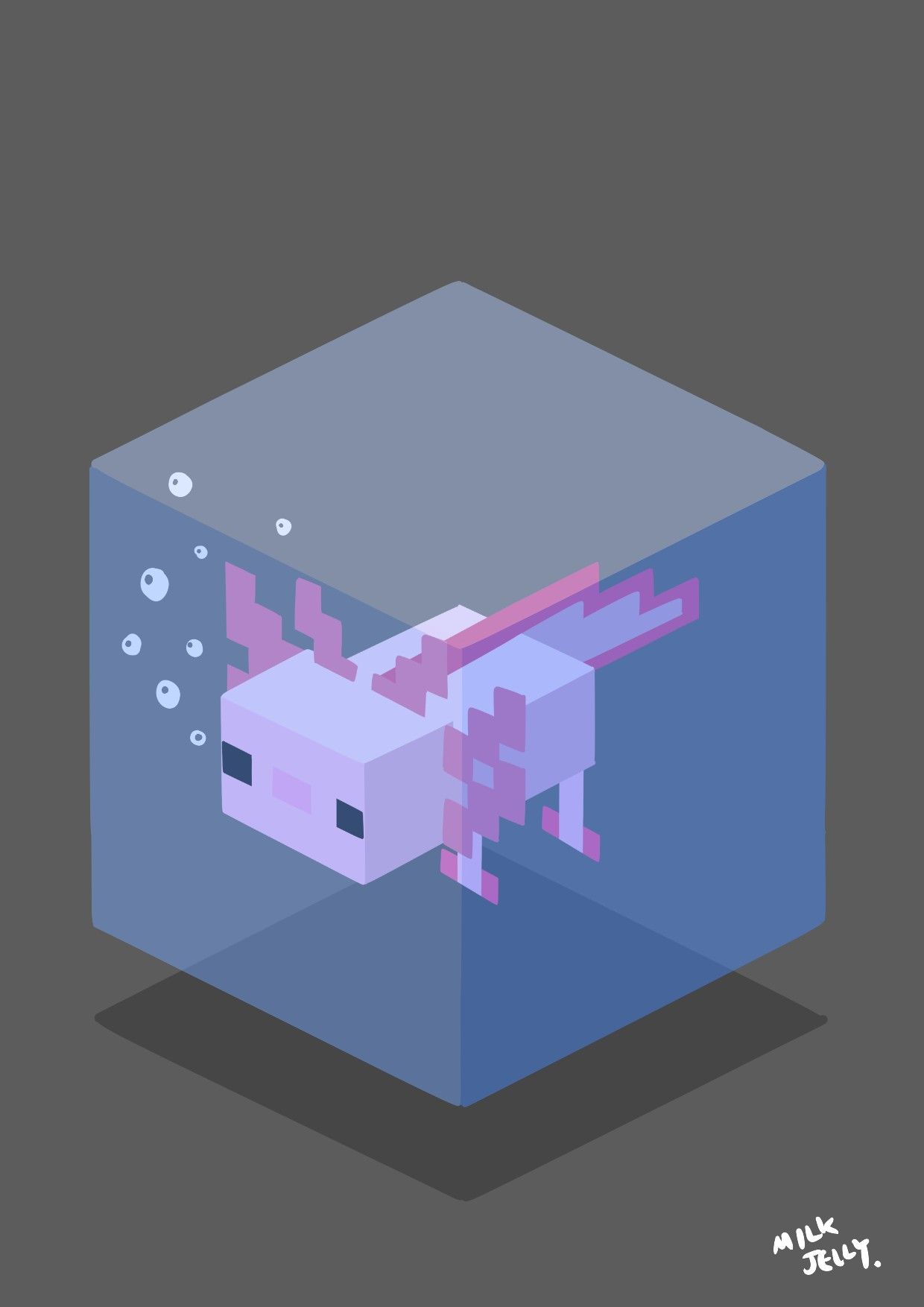 minecraft axolotl Wallpapers