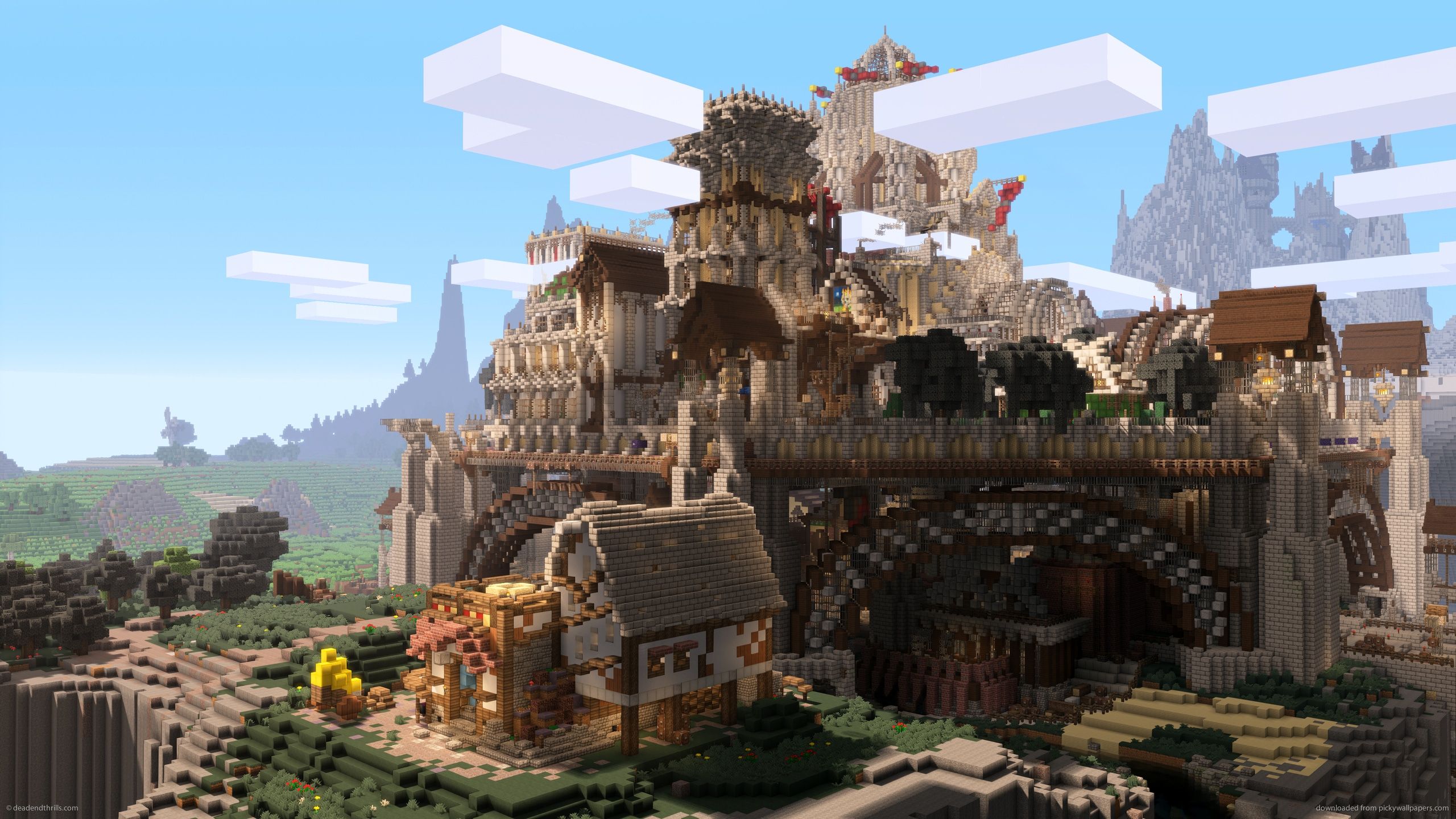 minecraft castle Wallpapers
