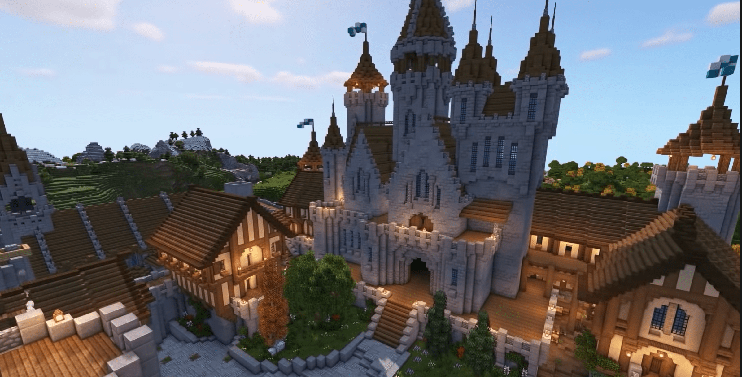 minecraft castle Wallpapers