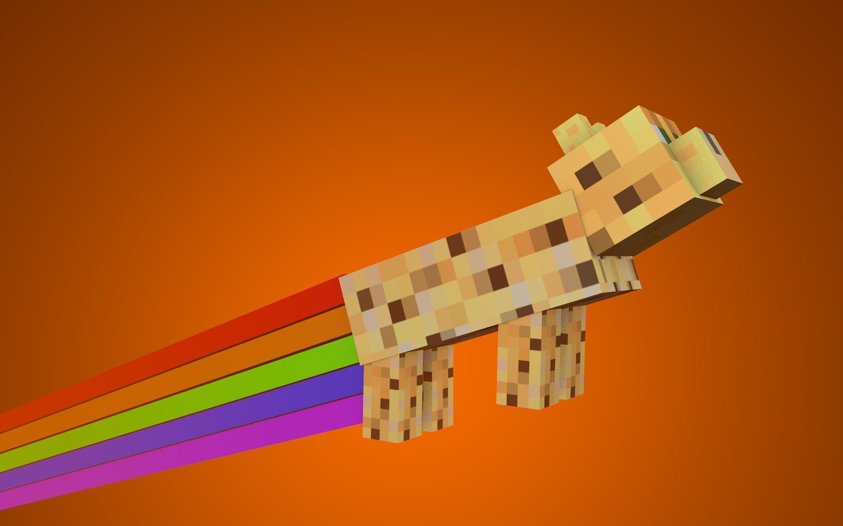 minecraft cat Wallpapers