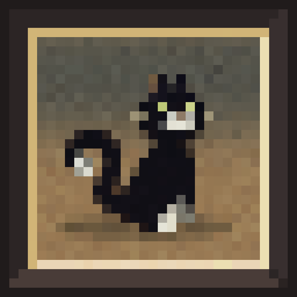 minecraft cat Wallpapers