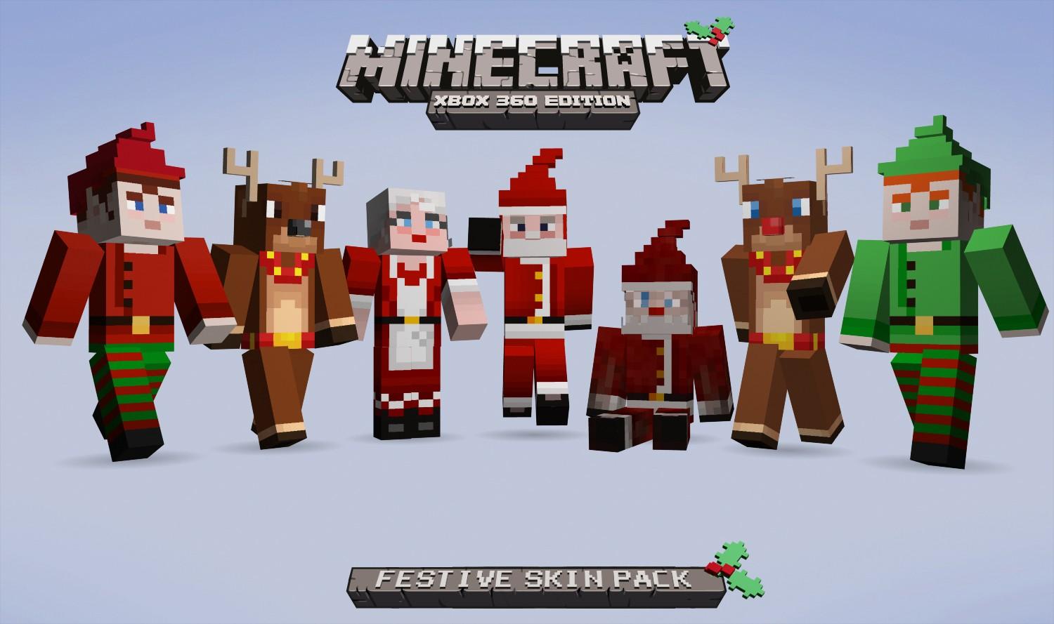 minecraft christmasWallpapers