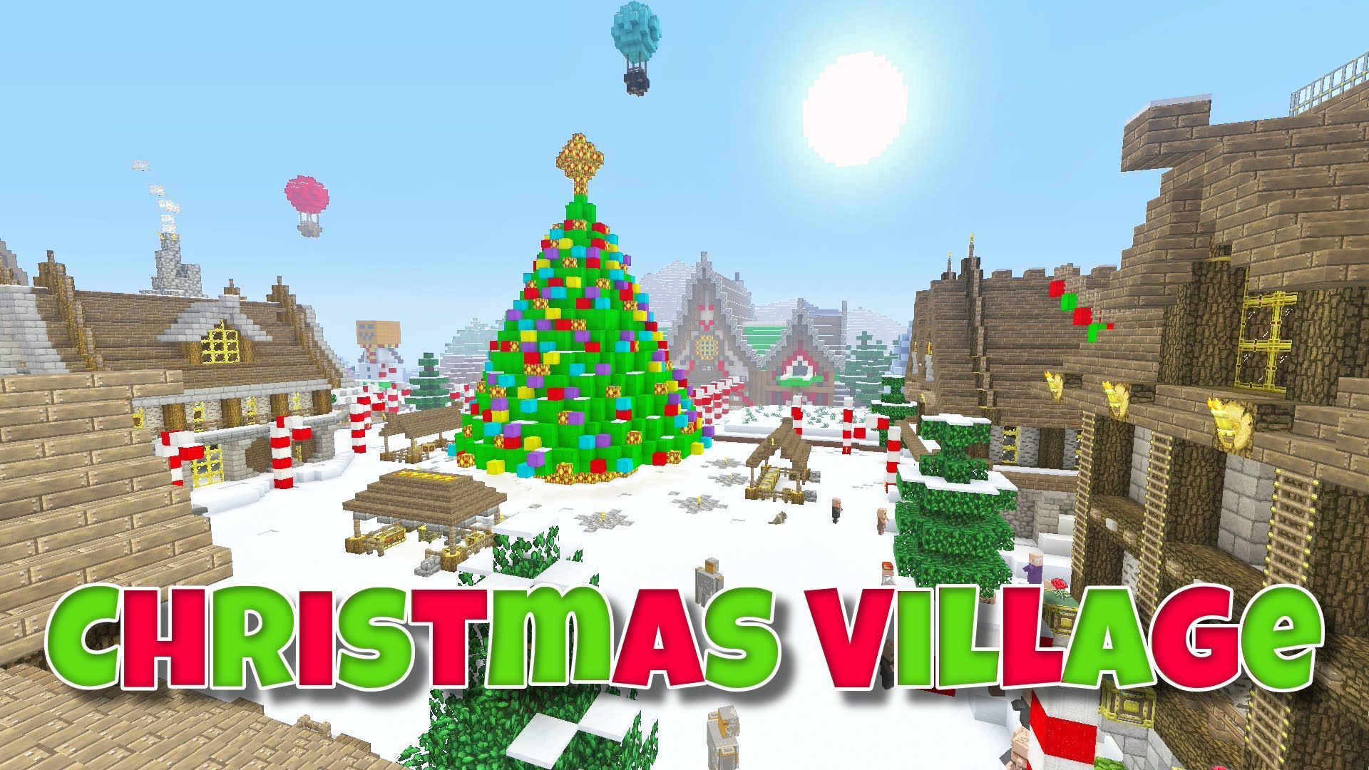 minecraft christmasWallpapers