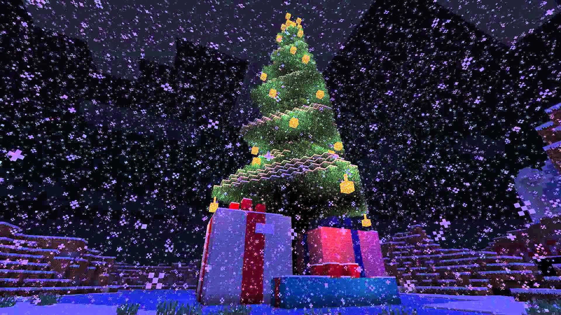 minecraft christmasWallpapers