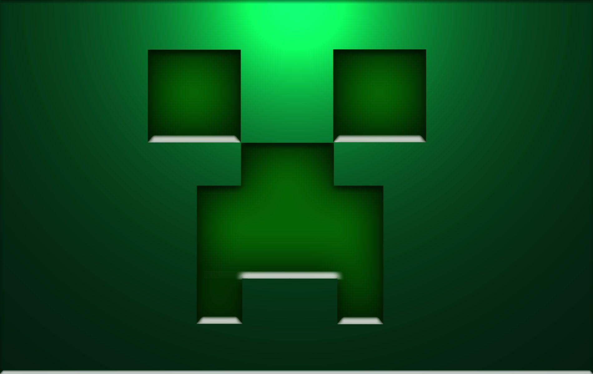 minecraft creeper background Wallpapers