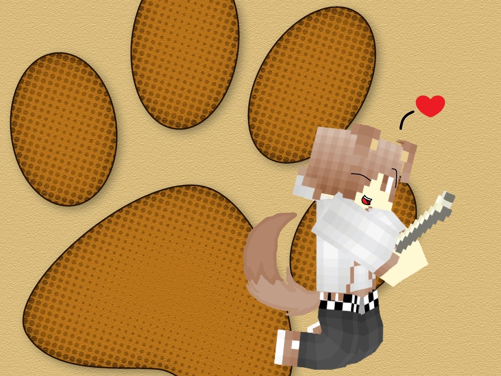 minecraft cute wolfWallpapers